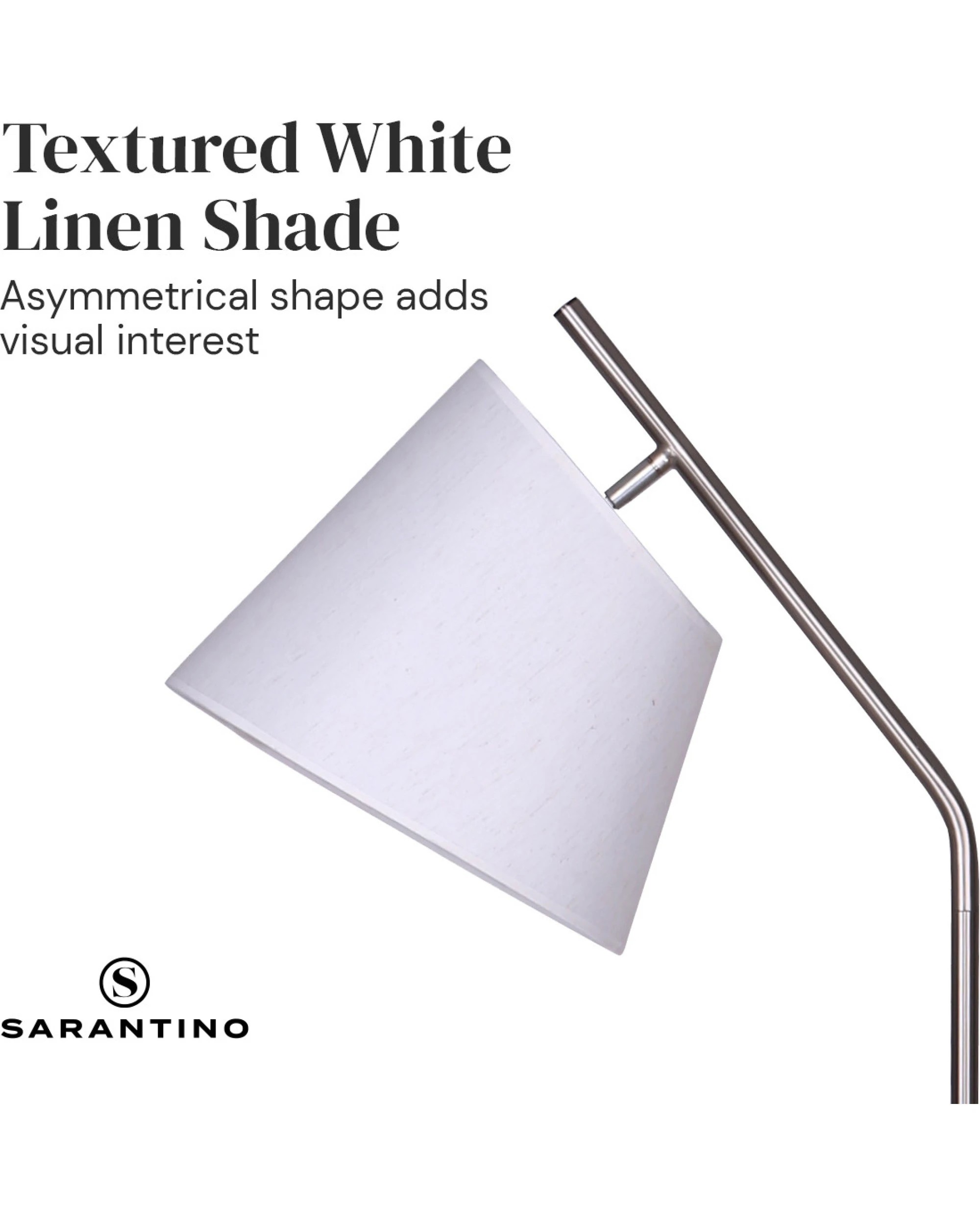 6 Sarantino Modern Arc Floor Lamp, 6 of 10