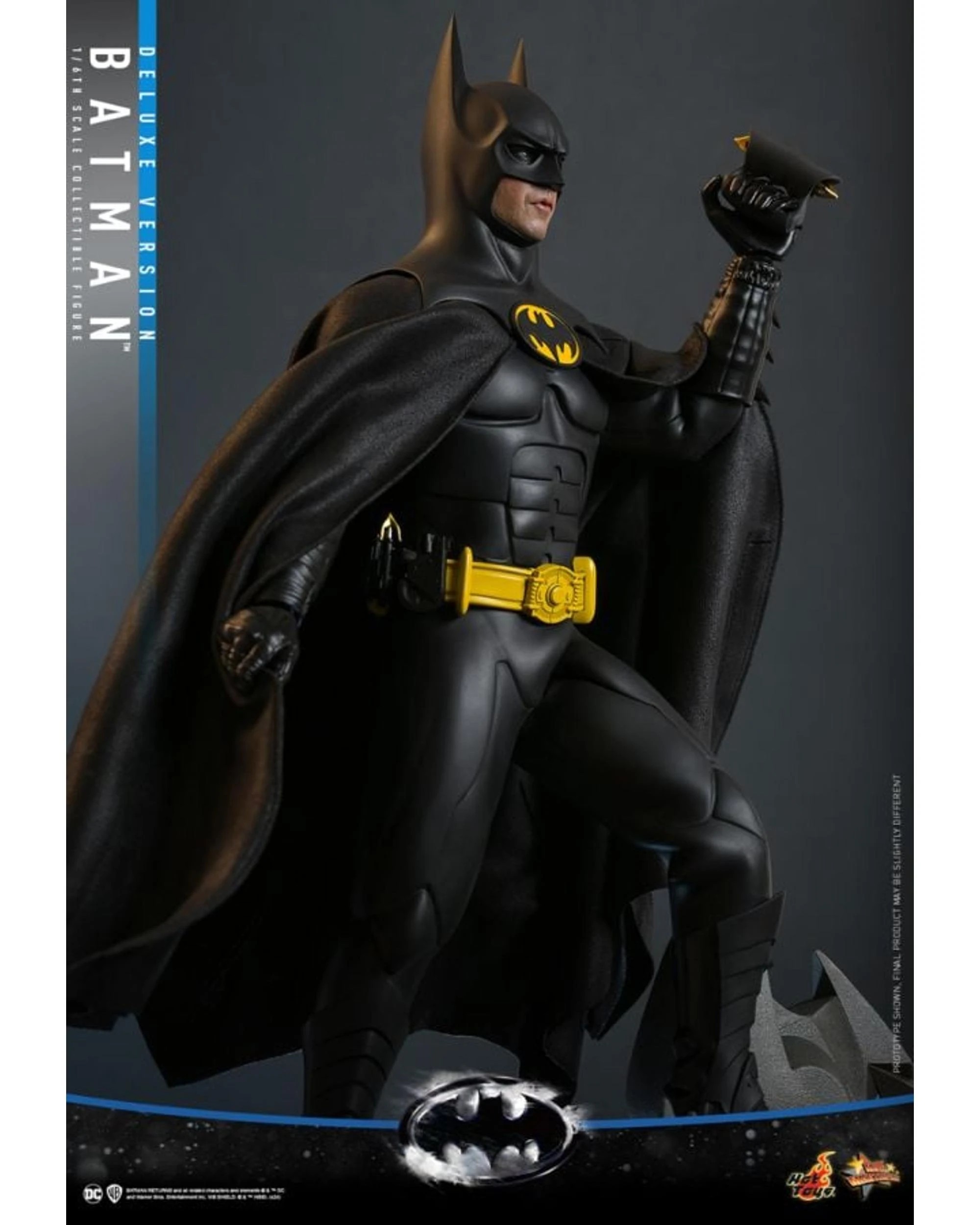 6 Hot Toys Batman Returns Batman Deluxe 1:6 Scale Collectable Action Figure, 6 of 10