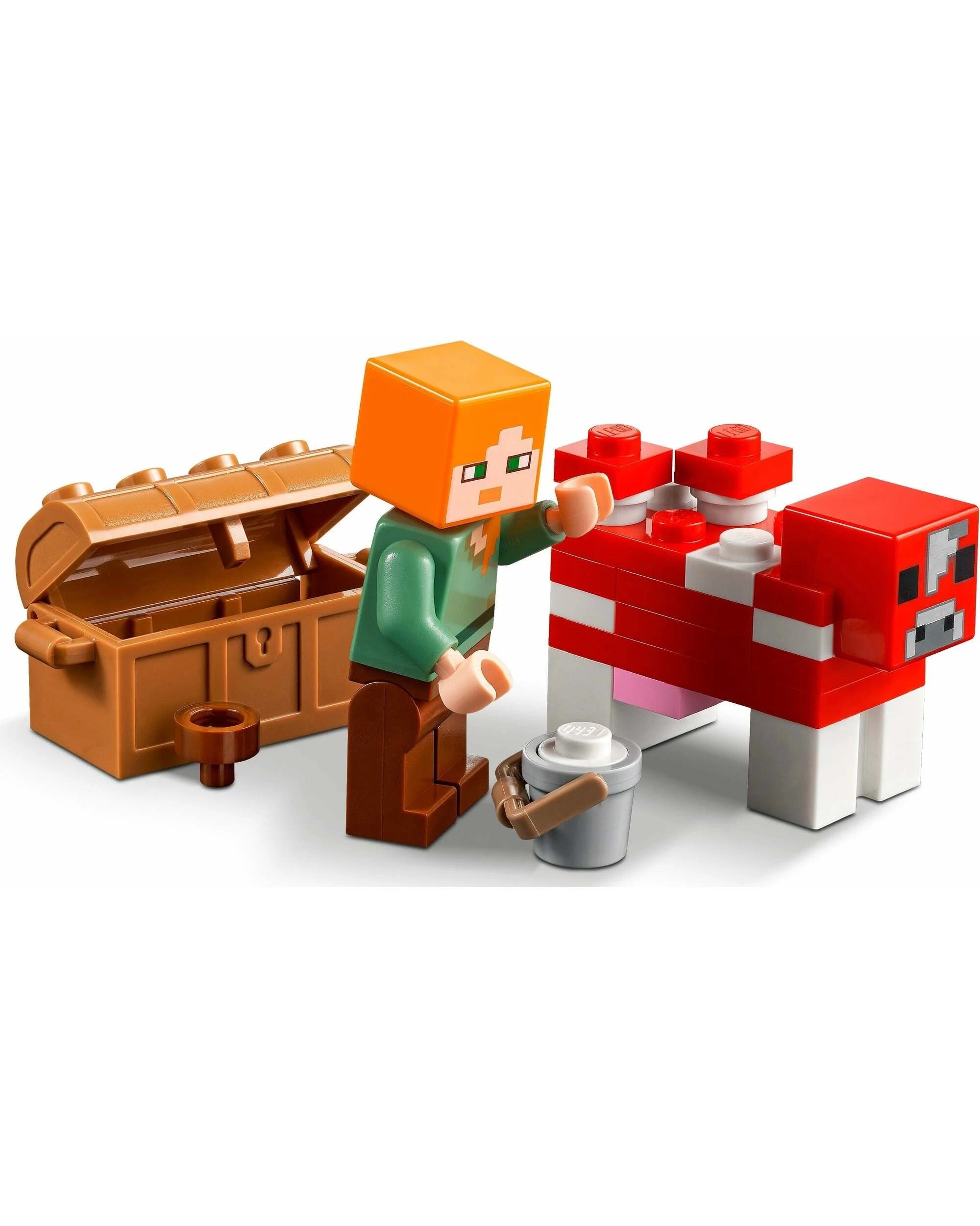 3 LEGO 21179 Minecraft(TM) The Mushroom House, 3 of 5