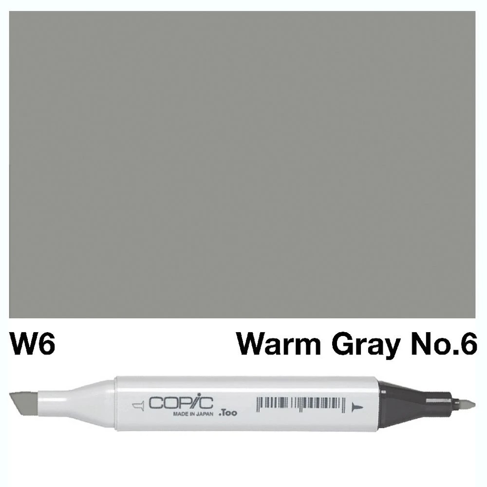 3 Copic Classic Original Dual Nib Marker W6 Warm Grey, 3 of 3