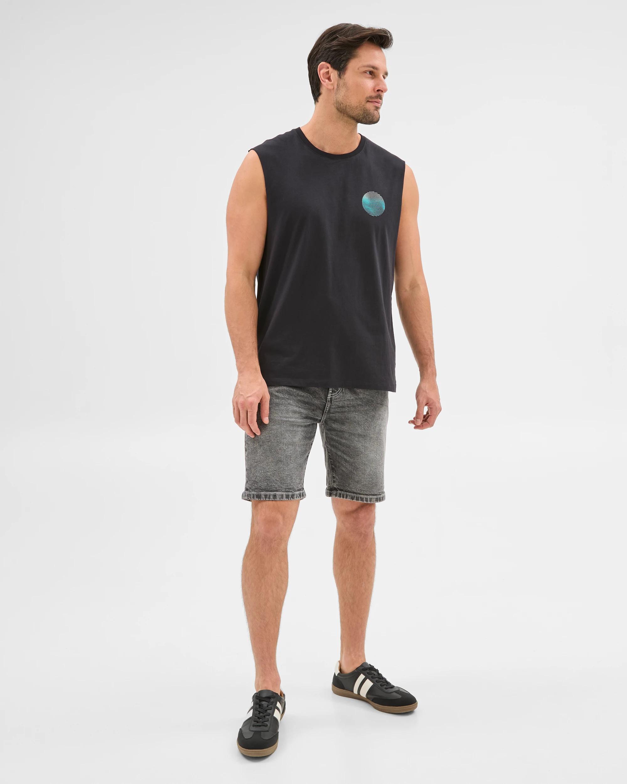 1 Target Australian Cotton Tank Top BLACK, 1 of 6