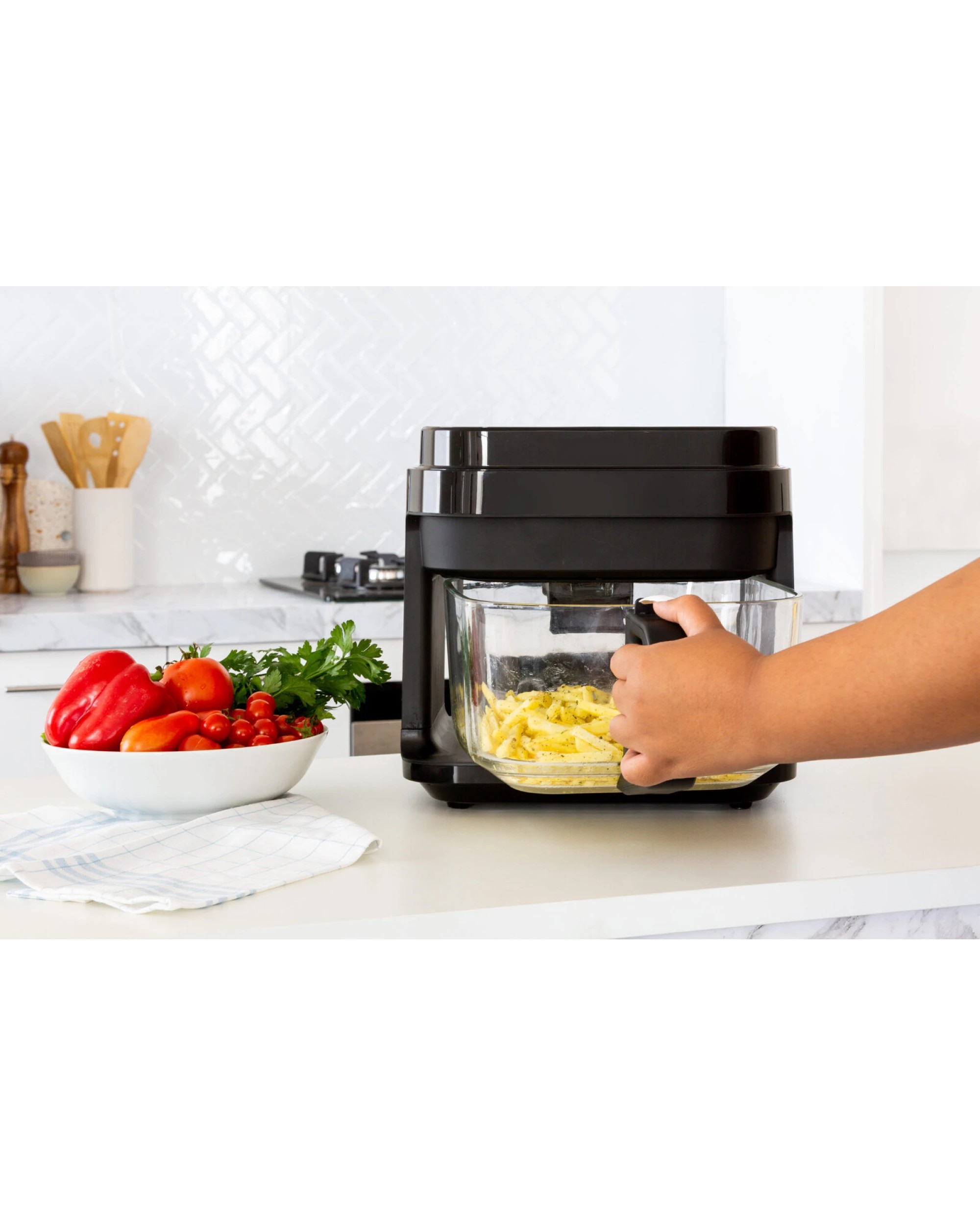 4 Healthy Choice 6.5l Glass Digital Air Fryer Oven (1200w) 200c, 4 of 7