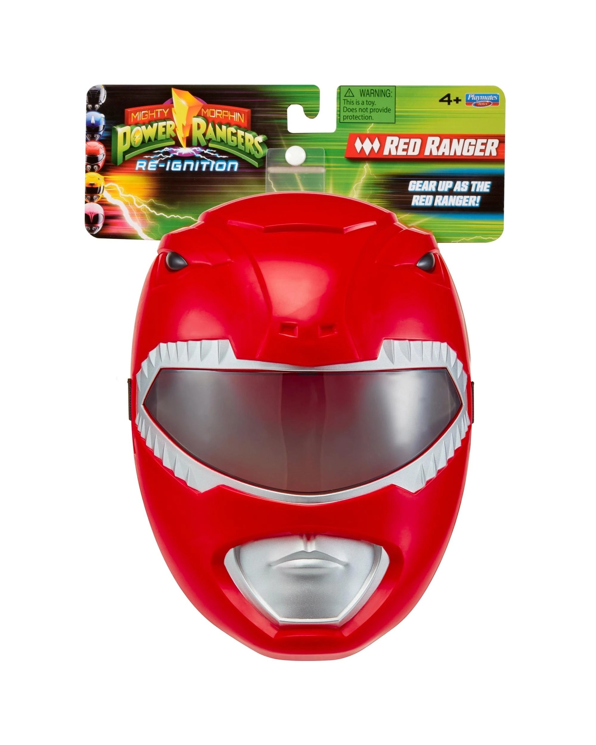 1 Mighty Morphin Power Rangers Re-Ignition Red Ranger Mask, 1 of 6