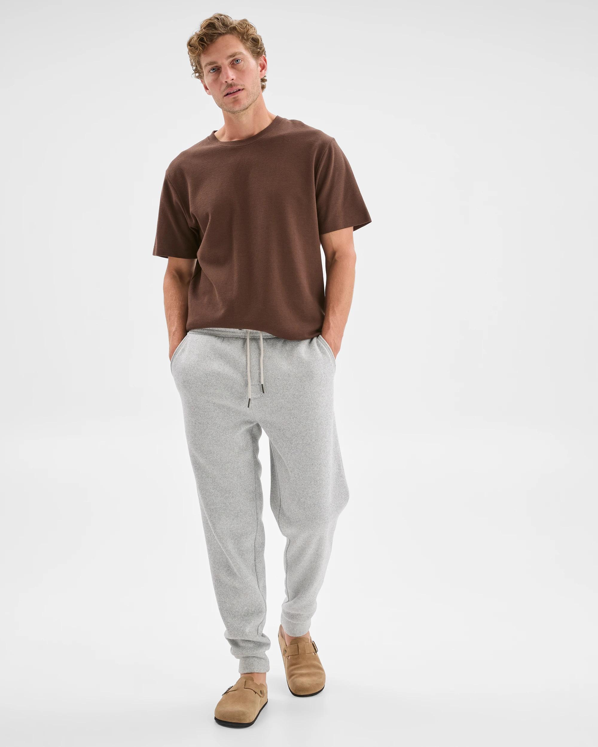 4 Target Man Cuffed Full Length Trackpants GREY MARLE, 4 of 7
