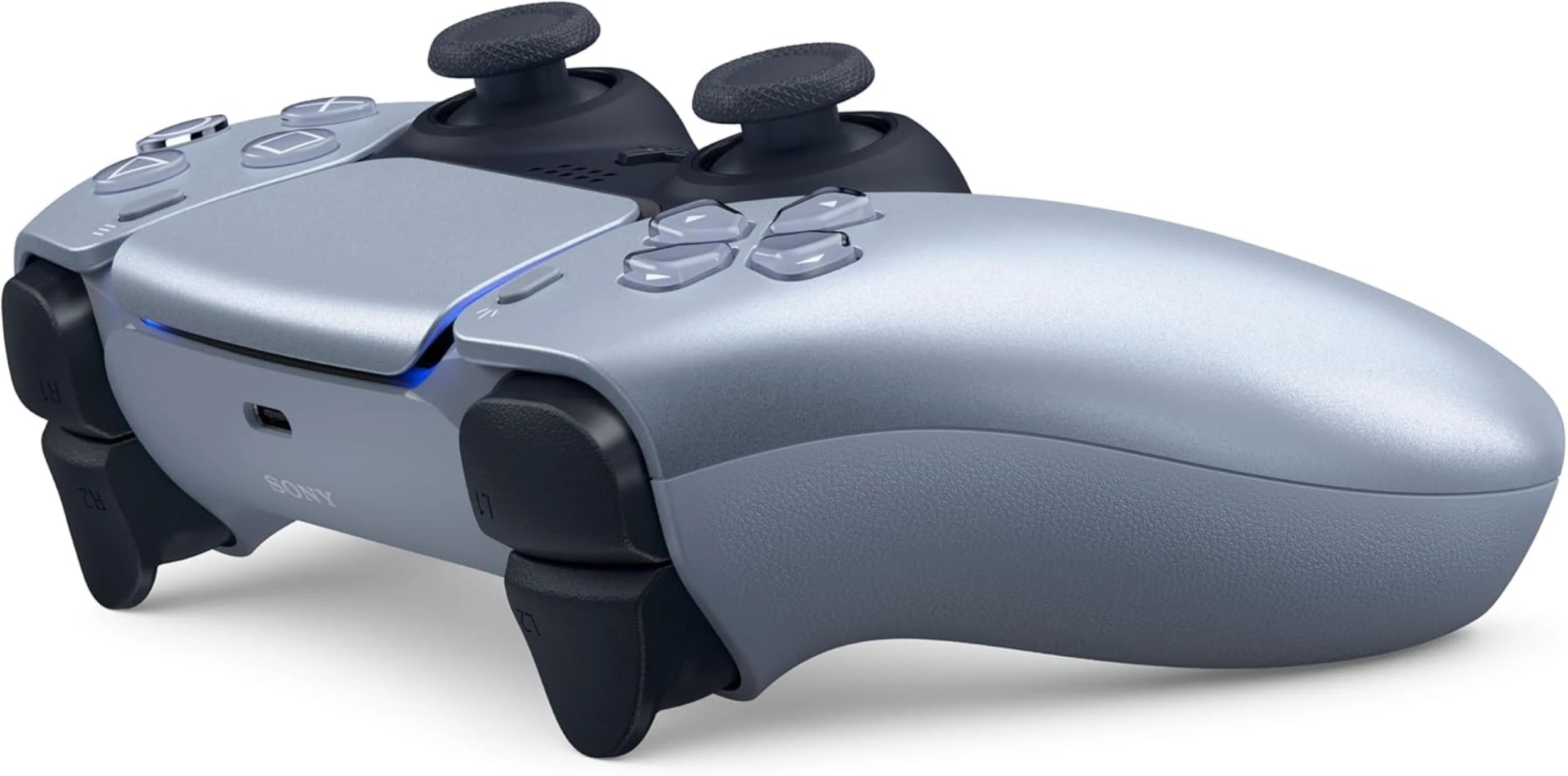 3 PlayStation 5 DualSense Sterling Silver Wireless Controller - Silver, 3 of 3