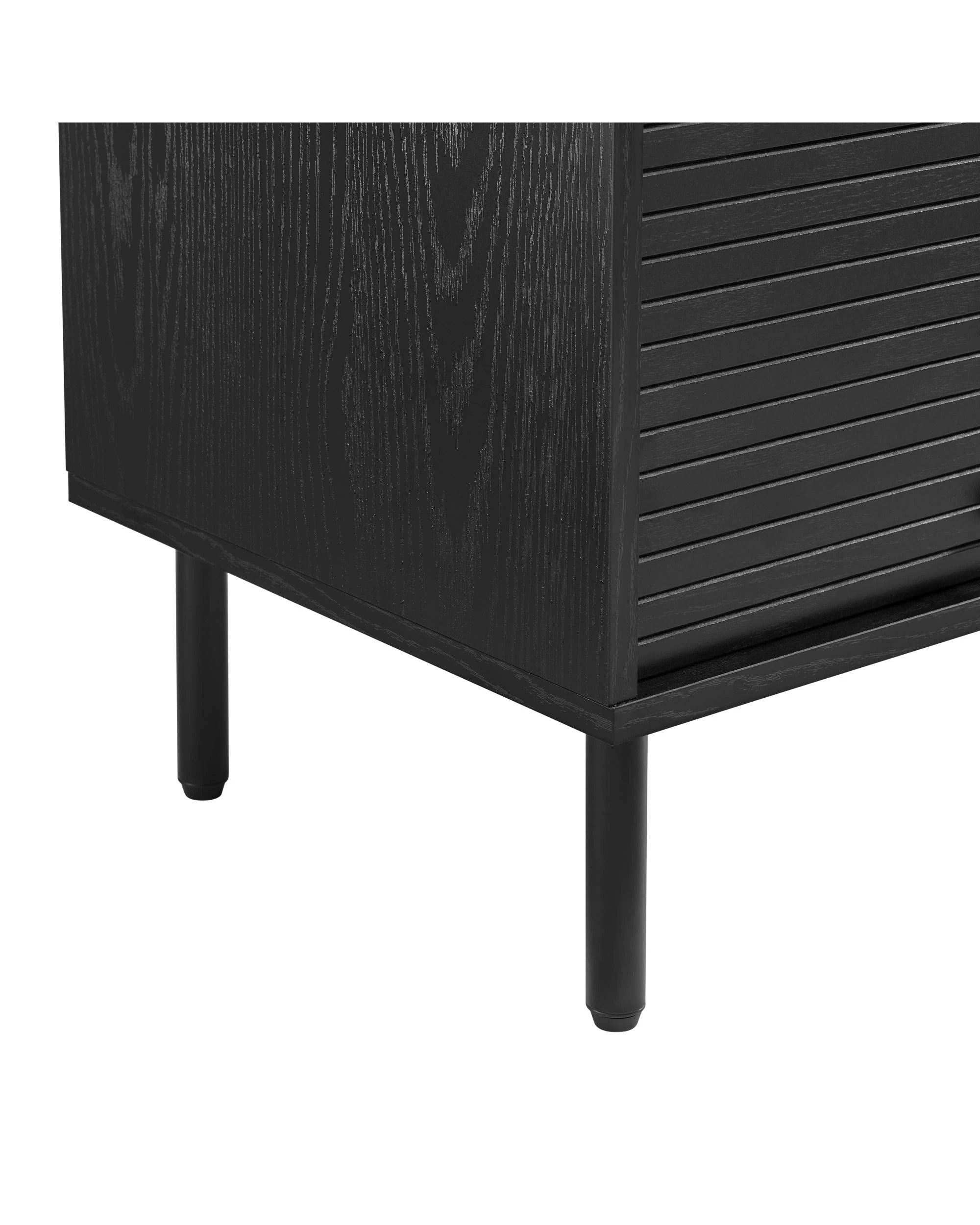 10 Kodu 150cm TV Entertainment Unit 3 Door - Black, 10 of 10