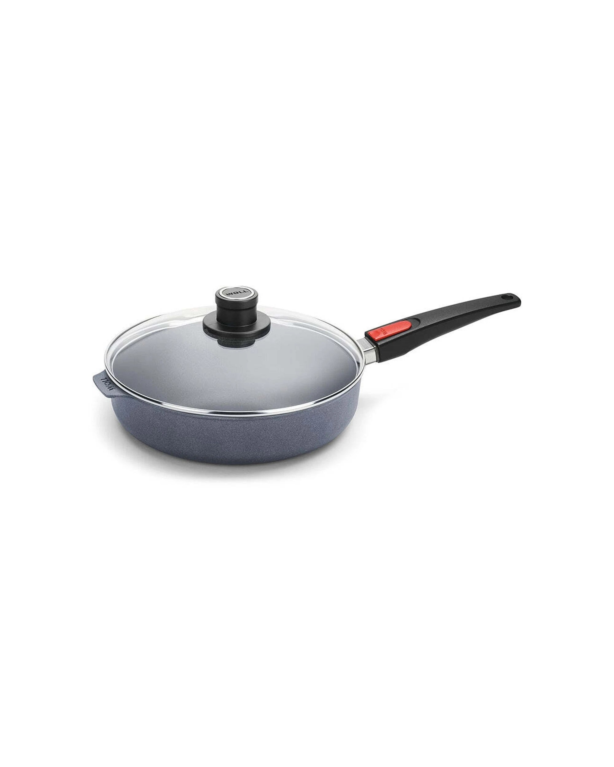1 WOLL Diamond Lite Aluminium 28cm Saute Pan Lid Detachable Handle Non-Stick - Grey, 1 of 1