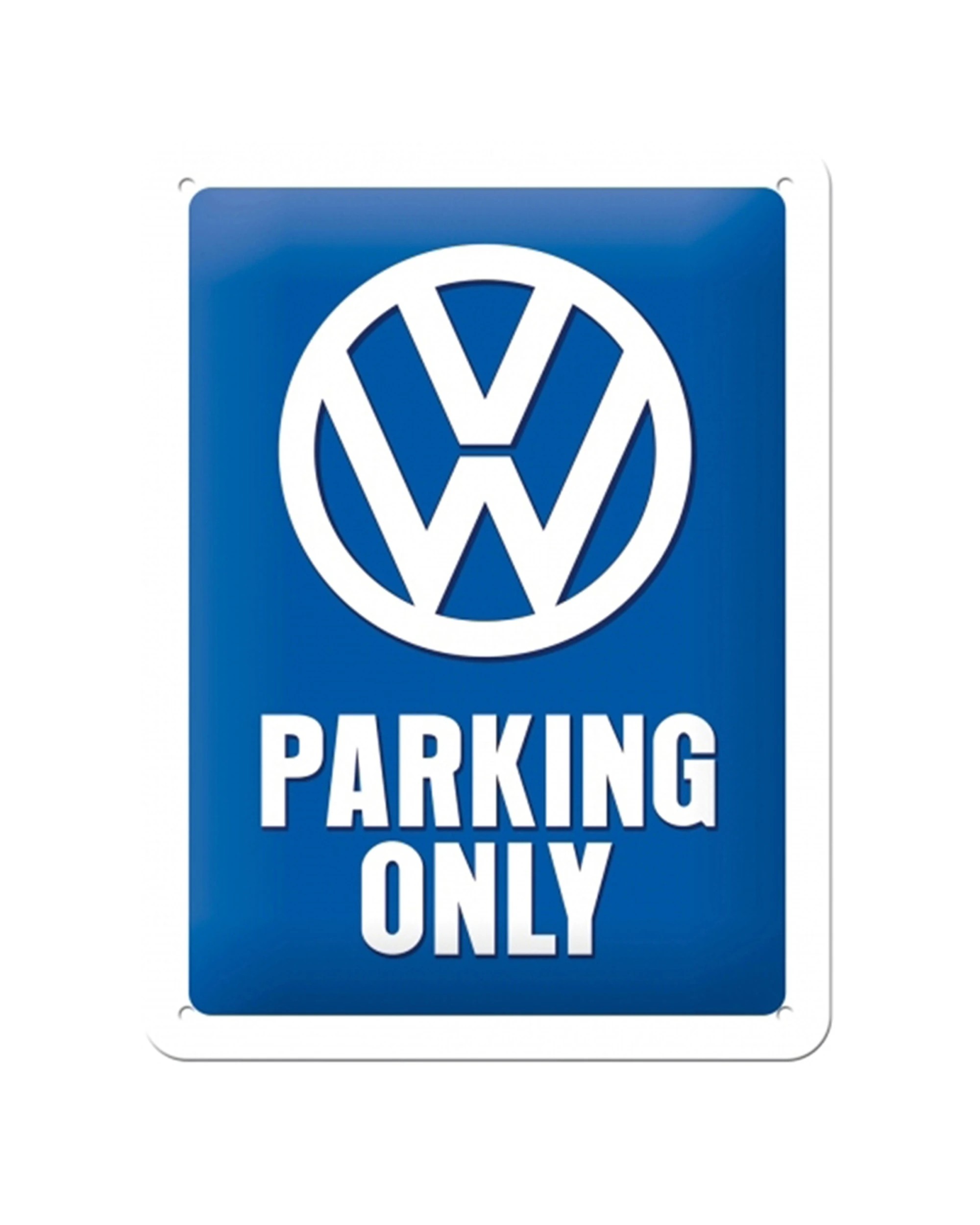 1 Nostalgic-Art 15x20cm Small Metal Sign - VW Parking Only - Multi, 1 of 3
