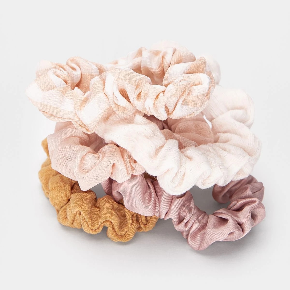 3 5 Pack Mini Hair Scrunchies, 3 of 5