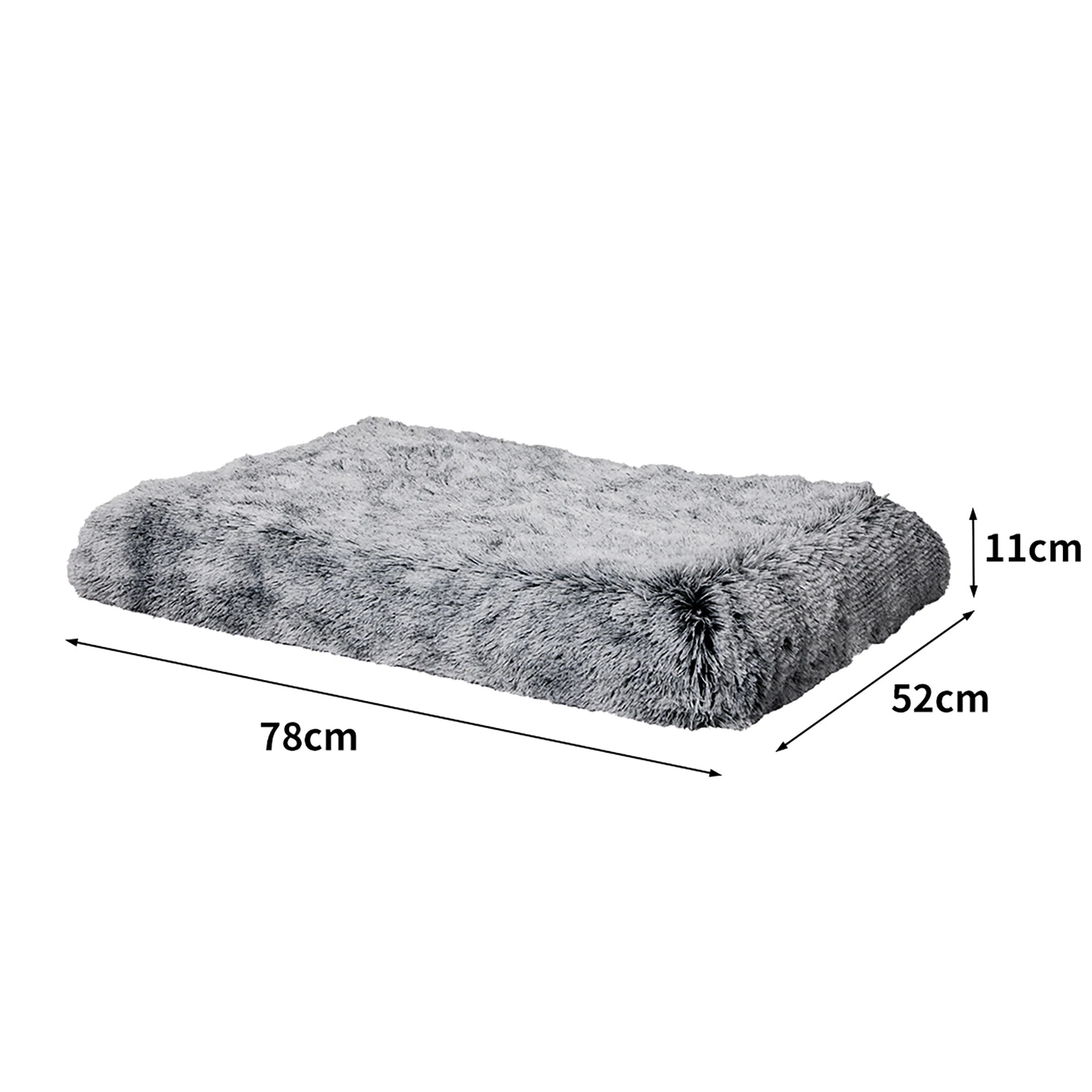 3 Pawz Memory Foam Pet Cushion Small Charcoal, 3 of 7