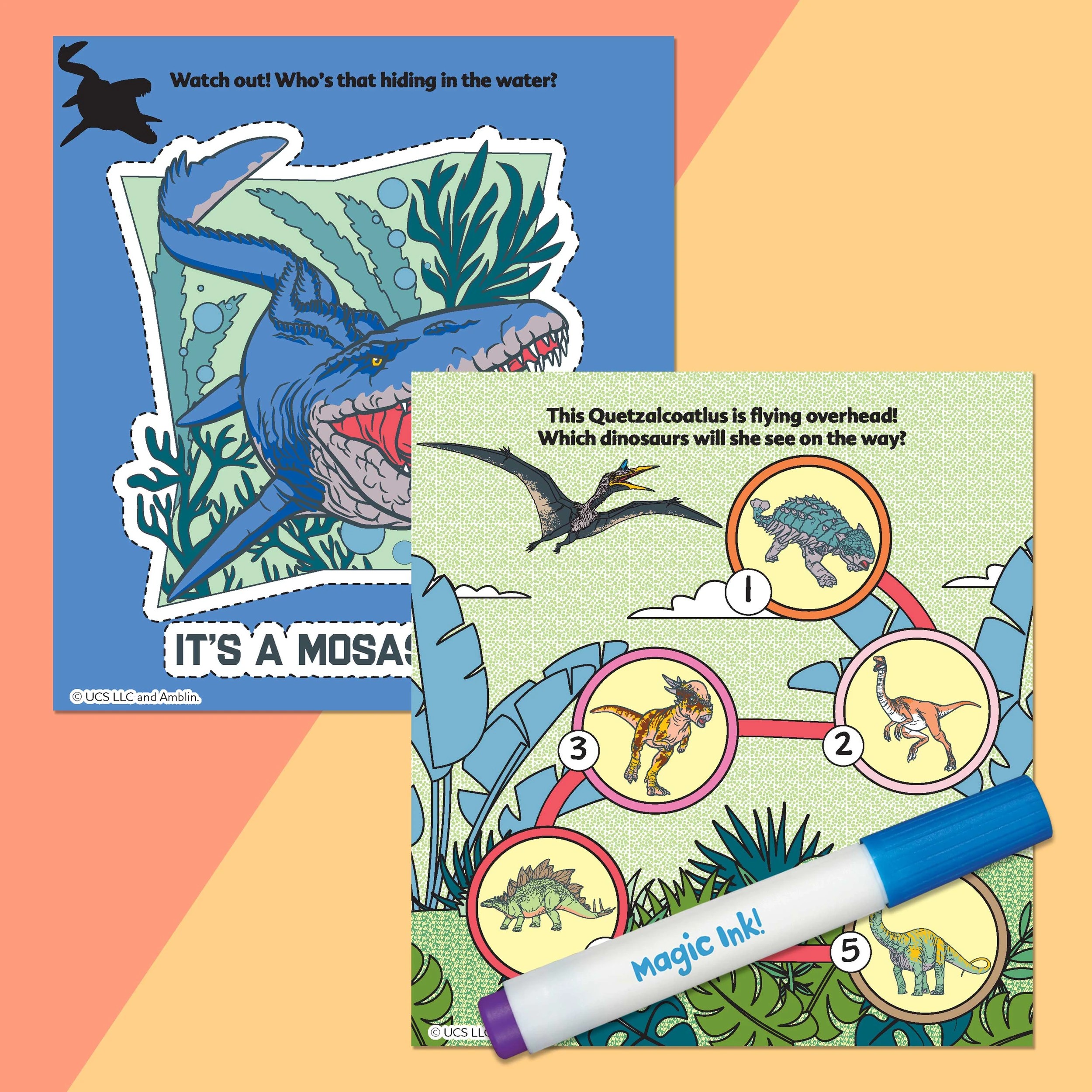 4 INKredibles Jurassic World Magic Ink Pictures! - Book, 4 of 5