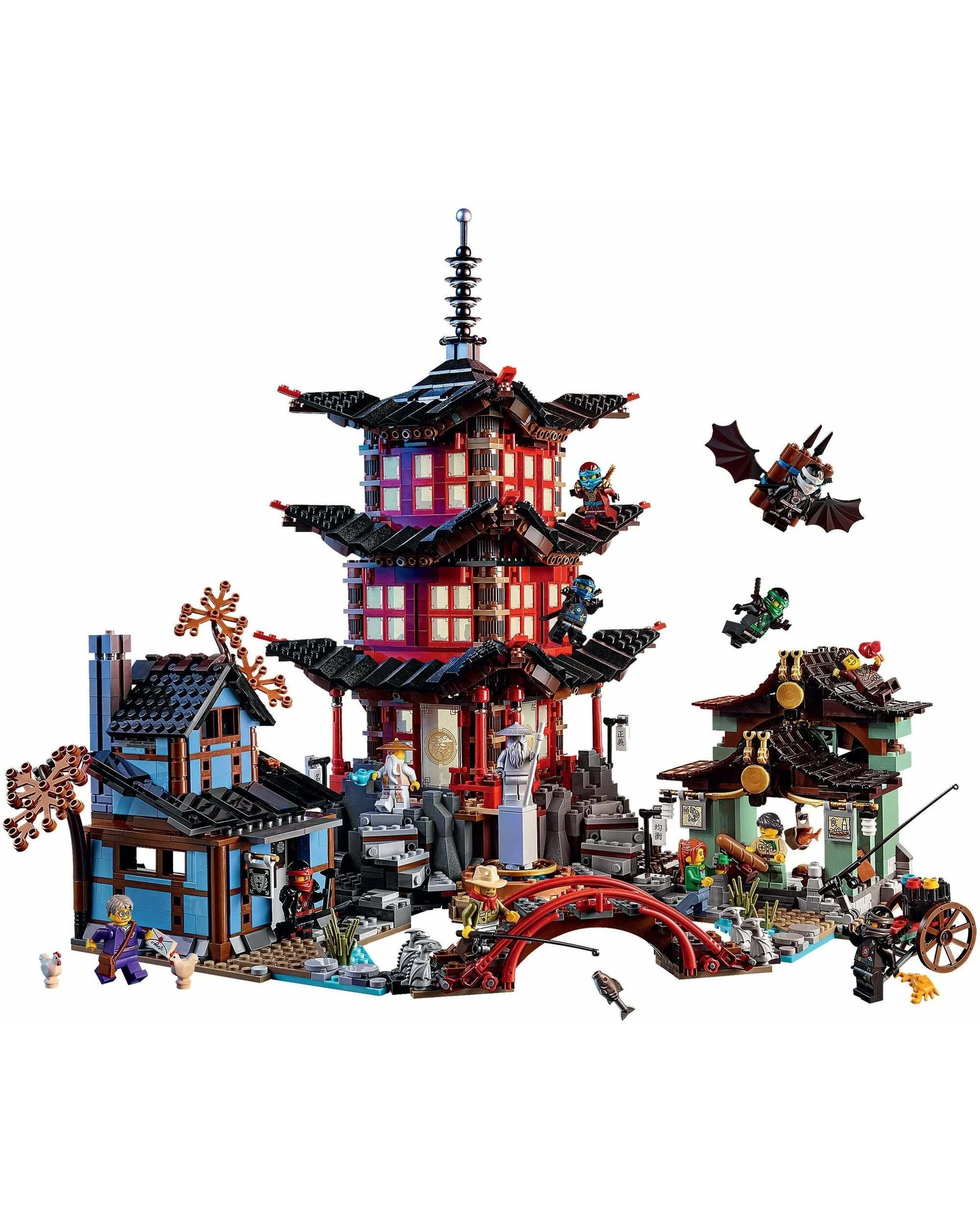 2 LEGO 70751 Temple of Airjitzu Ninja Village Set, 2 of 5