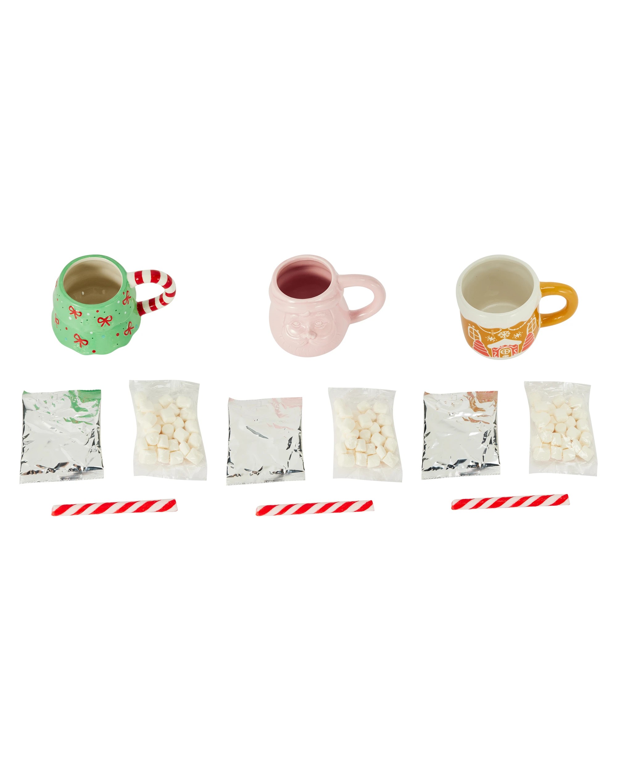 2 Hot Chocolate Ceramic Mug Gift Set 50g - Assorted, 2 of 5