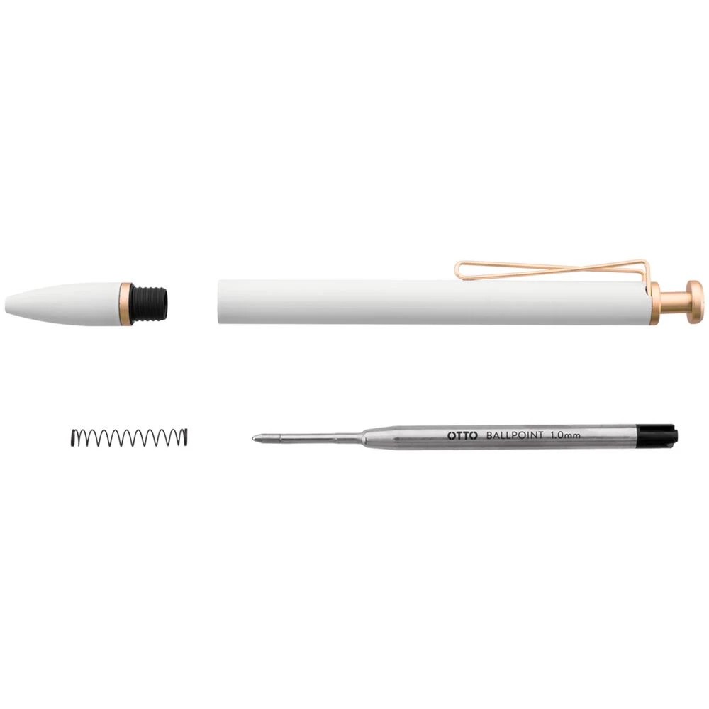 6 Otto Premium Oslo Ballpoint Pen 1mm White, 6 of 7