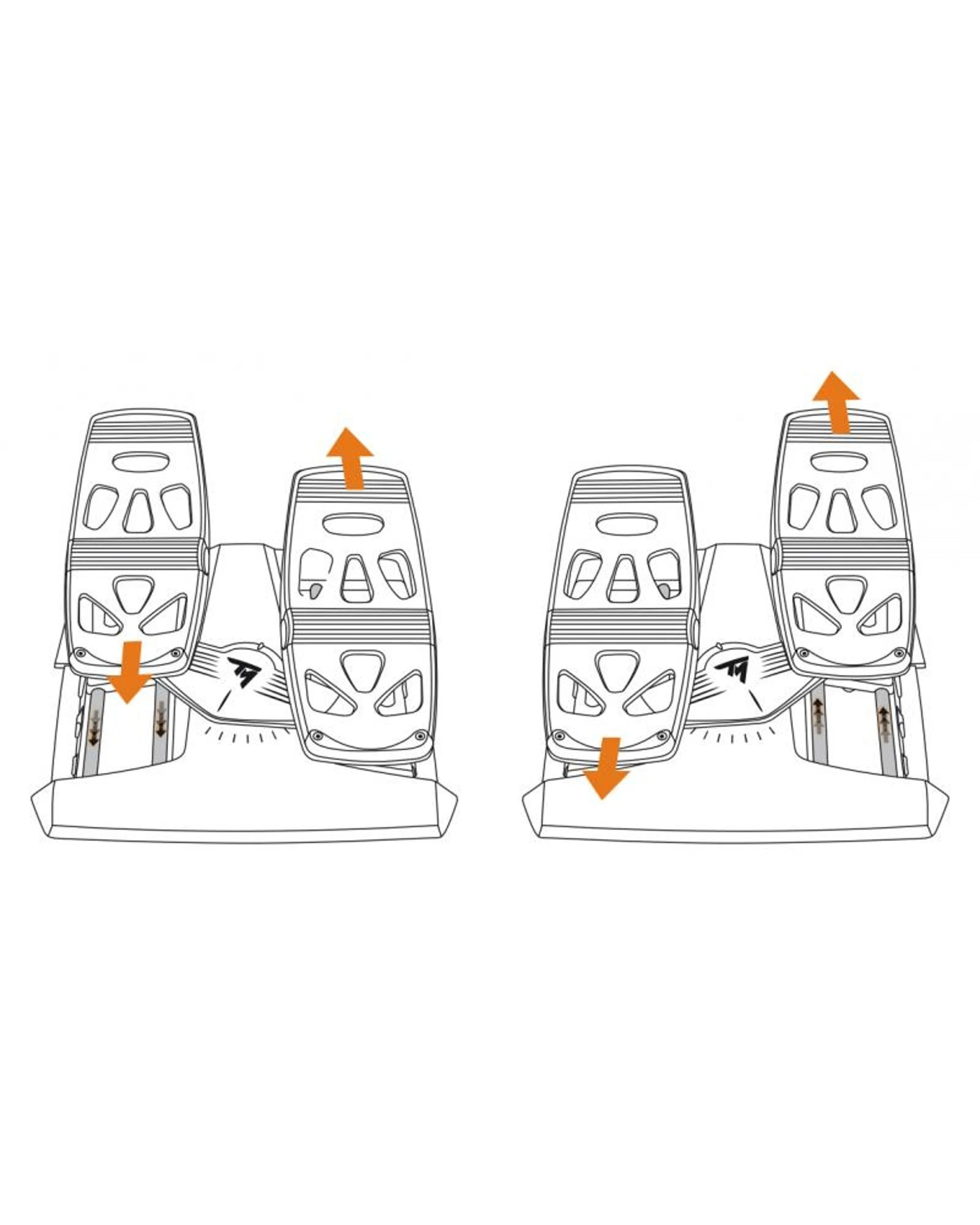 2 Thrustmaster T.Flight Rudder Pedals TFRP for PC - Black, 2 of 7