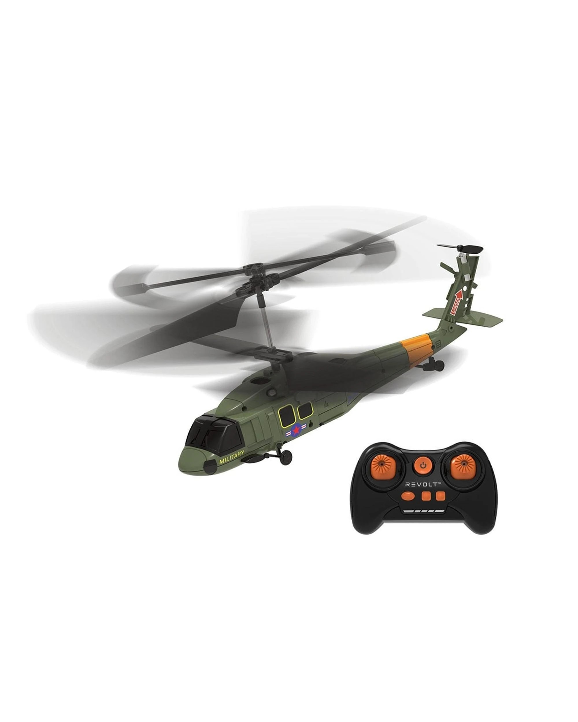 2 Revolt RC Radio Control 2.4GHz Blackhawk Military Helicopter, 2 of 4