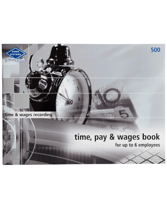 Zions Time, Pay and Wages Book 6 Employees
