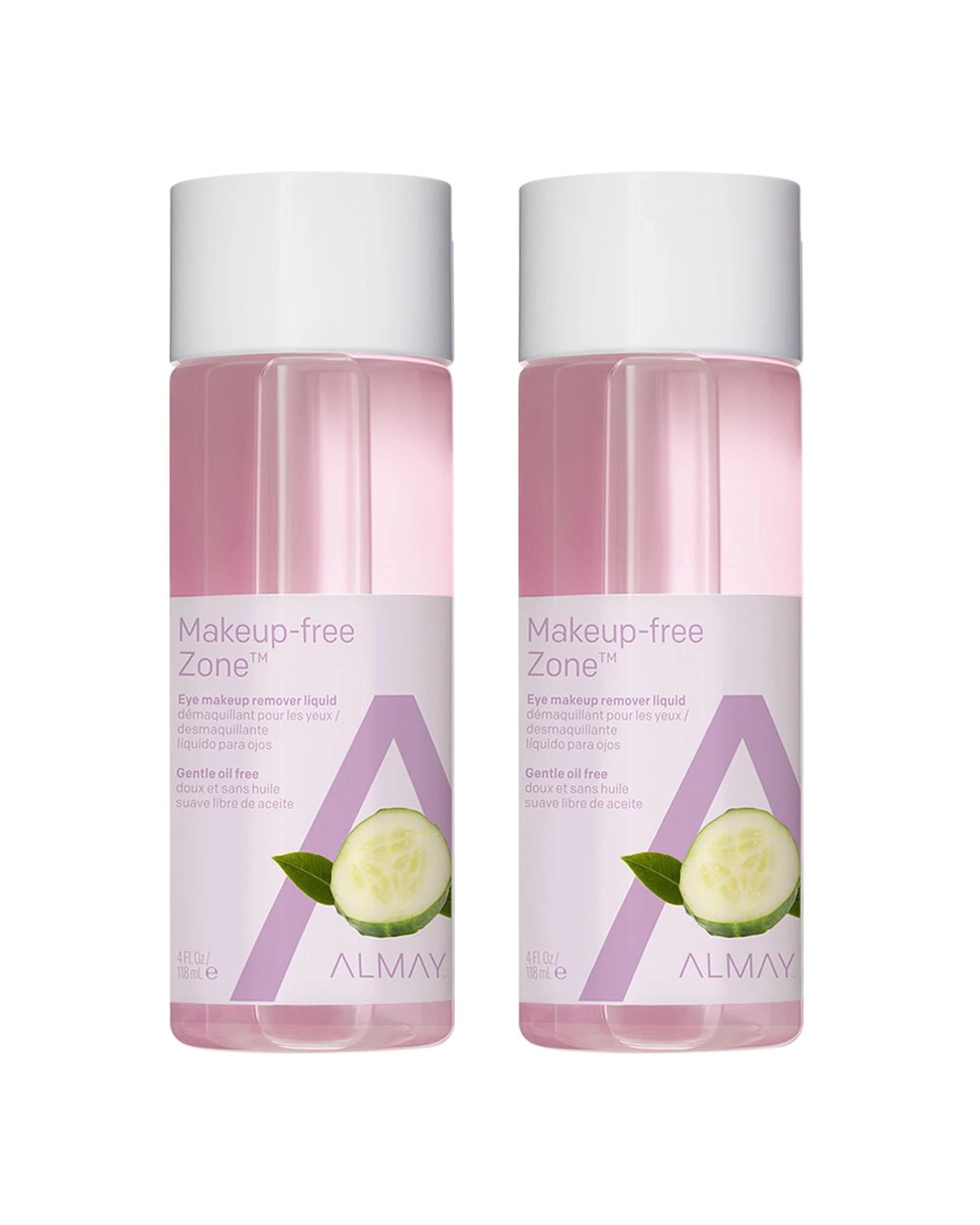1 Almay Gentle Oil-free Eye Makeup Remover Liquid 118ml - 2 Pack, 1 of 1