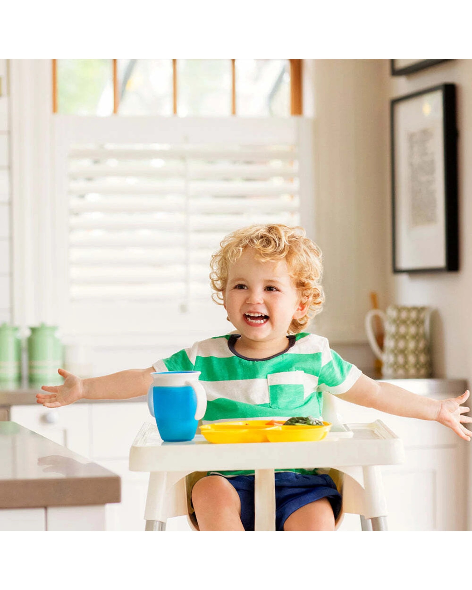 2 Munchkin Miracle 360 Trainer Cup Anti Spill Easy To Clean 7oz 6 Months Plus - Blue, 2 of 3