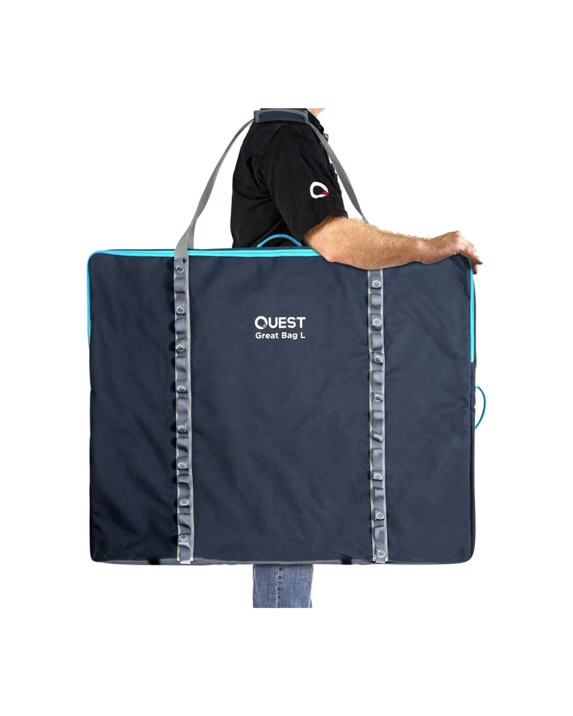 4 Quest Outdoors Camping Furniture Carry Bag 1000D Polyester Padded - Black, 4 of 7