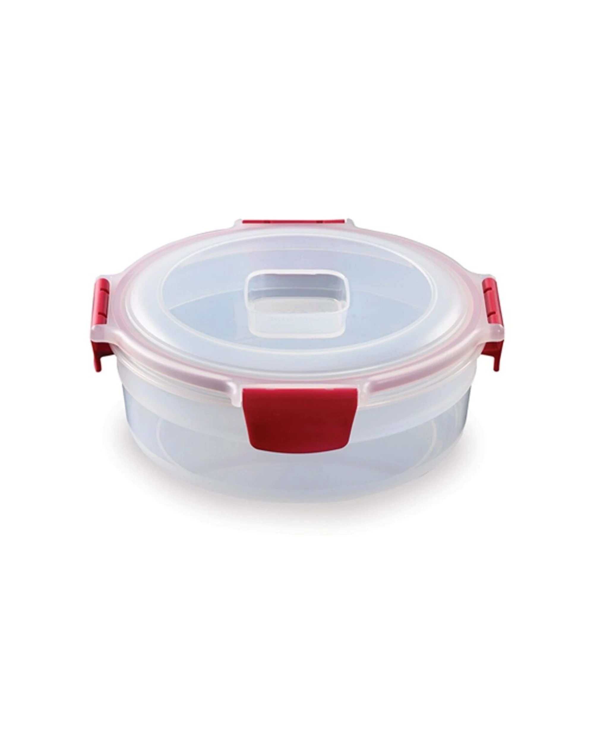 3 Joseph Joseph 2x 4pc Nest Lock Round Airtight Leakproof Food Storage Container - Red, 3 of 7