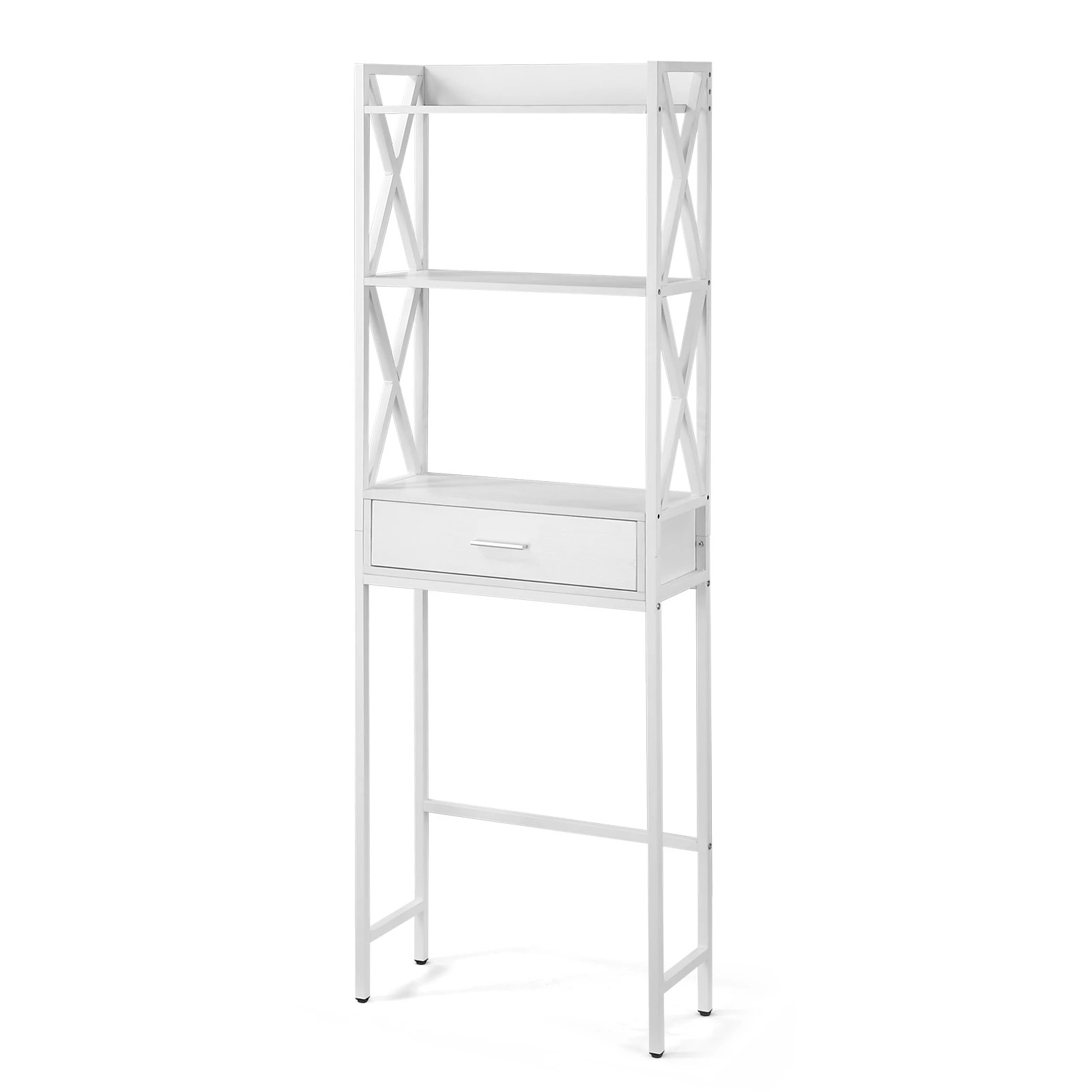 6 LUXSUITE Toilet Storage Shelf Freestanding Bathroom Holder, 6 of 9