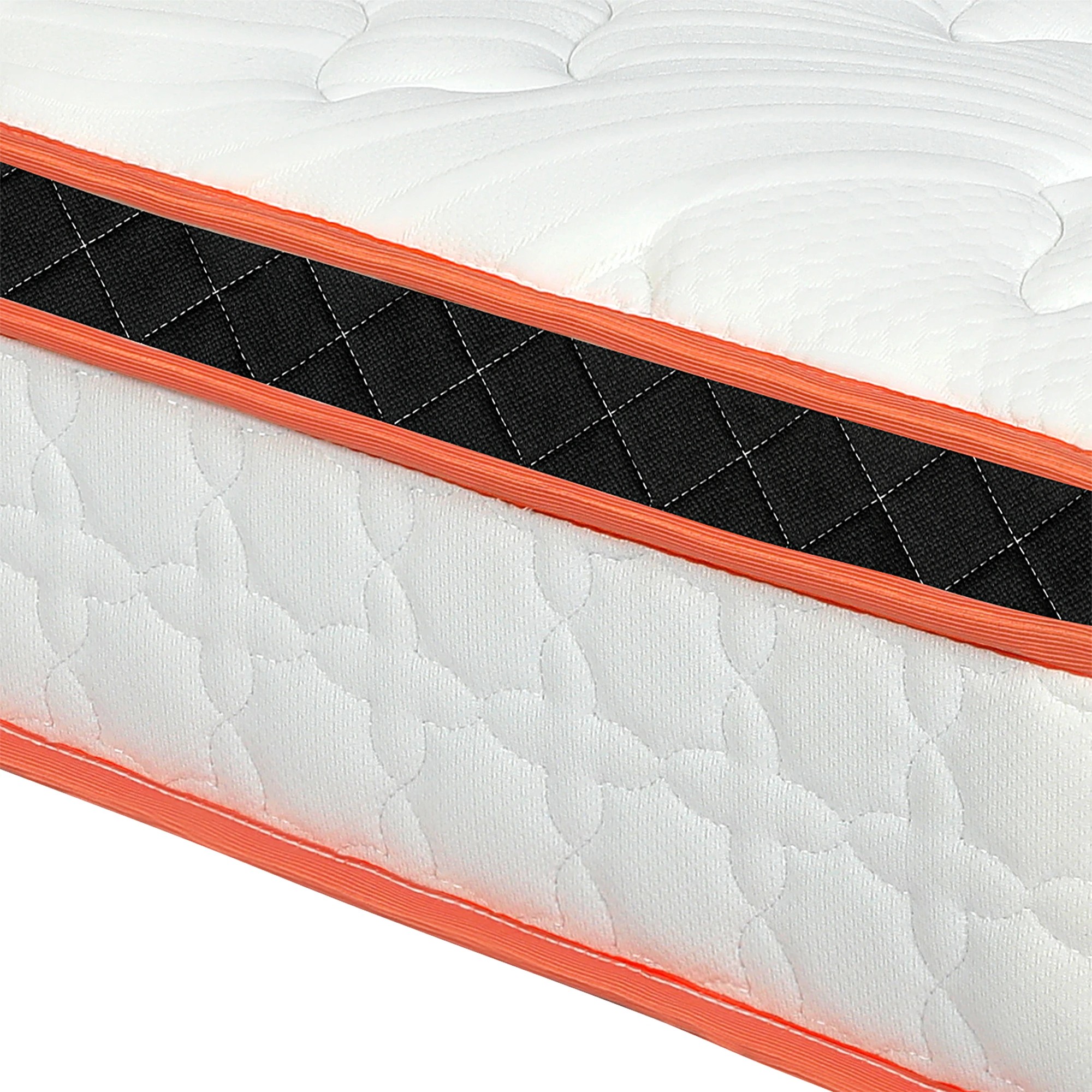 6 Dreamz Spring Mattress 7 Zone Bed Pocket Medium Firm Memory Foam 26cm King, 6 of 9