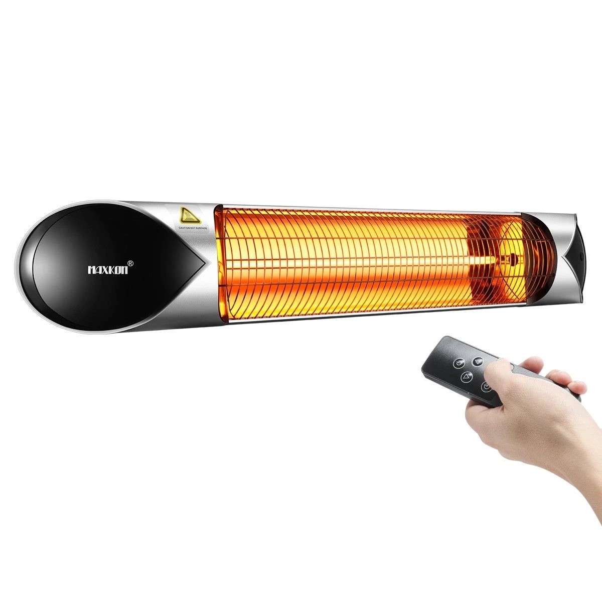 6 Maxkon 2500W Carbon Fibre Infrared Heater Instant Heat, 6 of 6