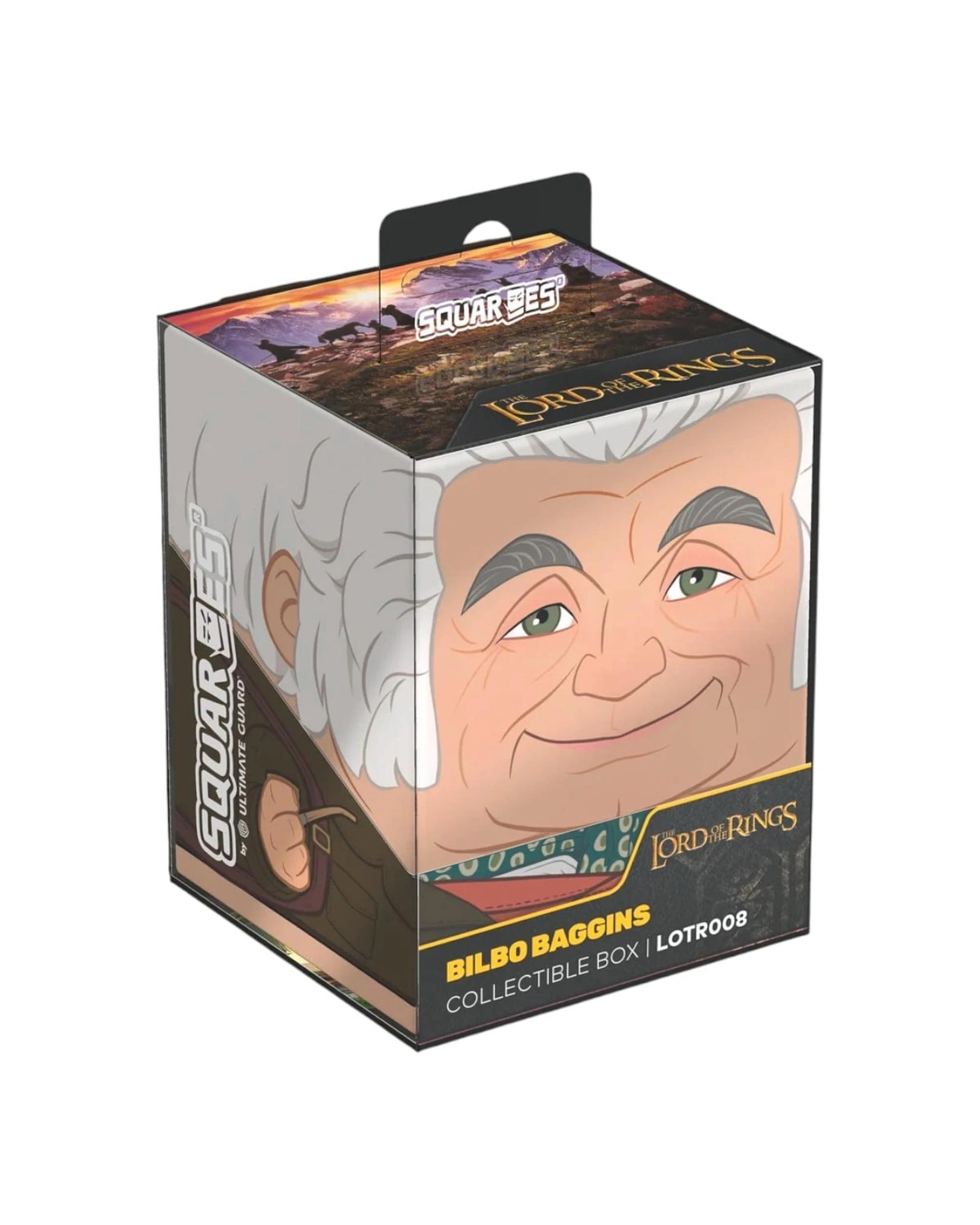 1 Ultimate Guard Squaroes Lord of the Rings Bilbo Baggins Squaroe Deck Box, 1 of 7