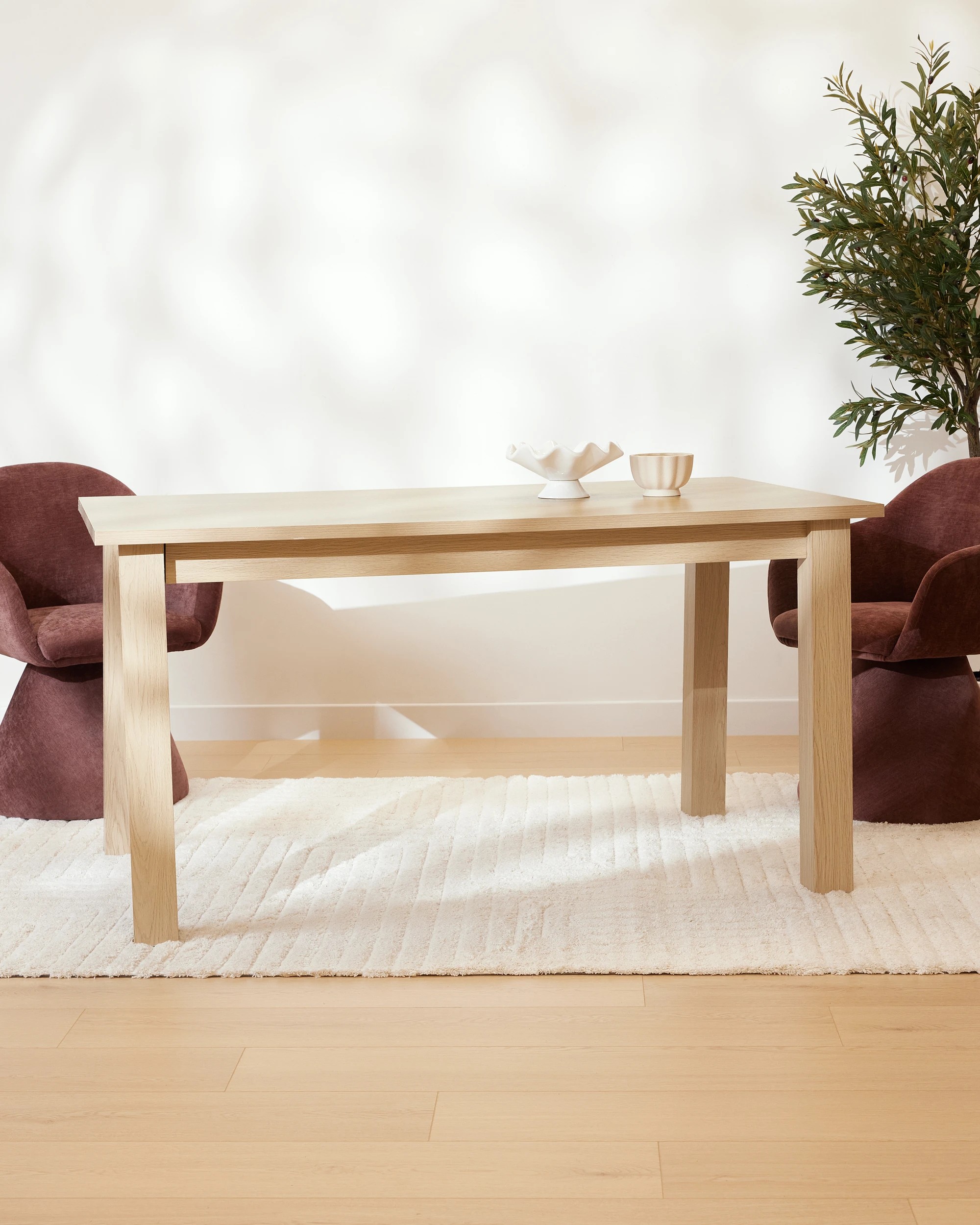 1 Tide Dining Table - Light Oak, 1 of 8