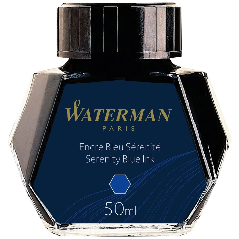 1 Waterman Bottled Ink Serenity Blue 50mL, 1 of 10