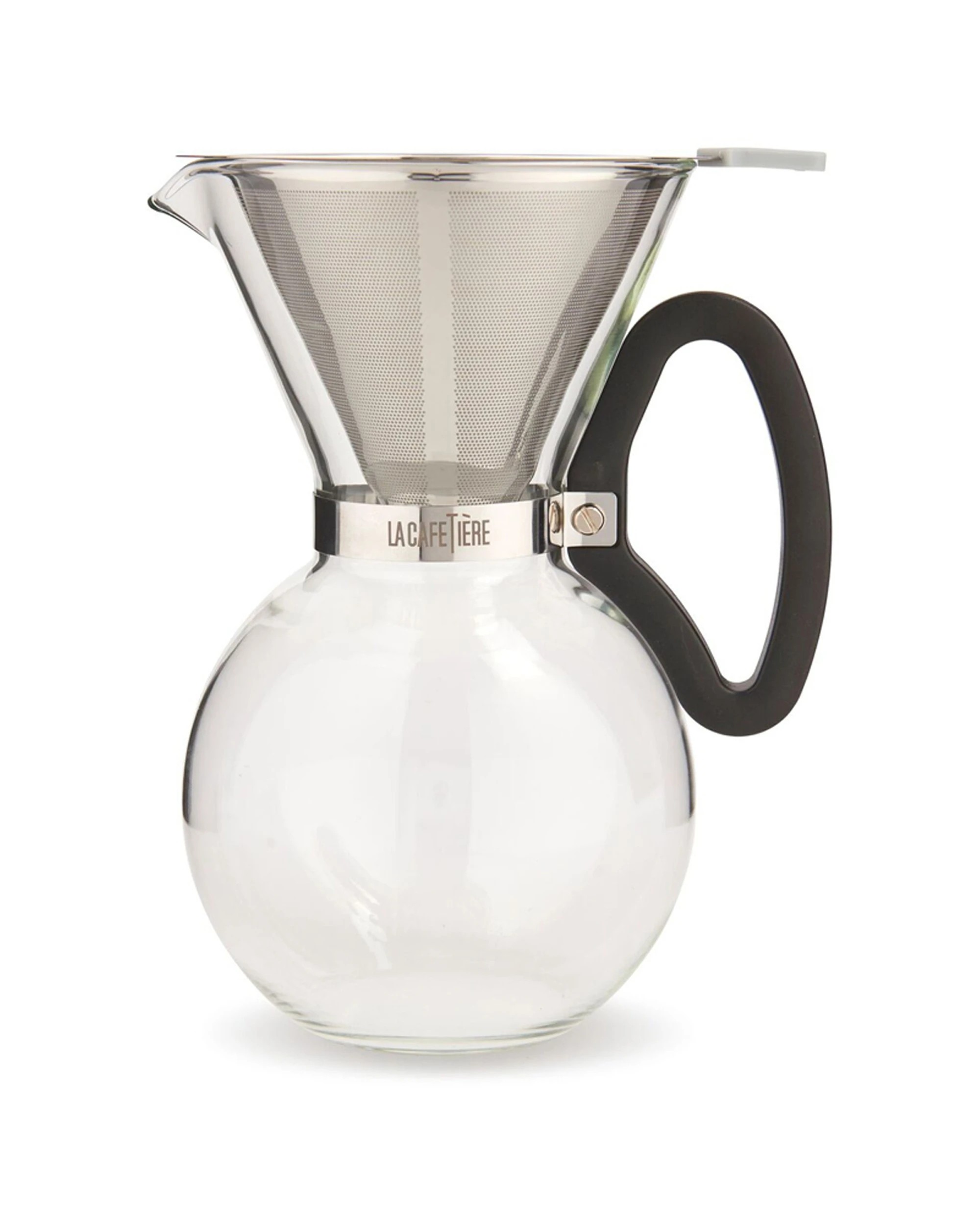 3 LA CAFETIERE Pour Over Stainless Steel Coffee Dripper 12cm - Silver, 3 of 8