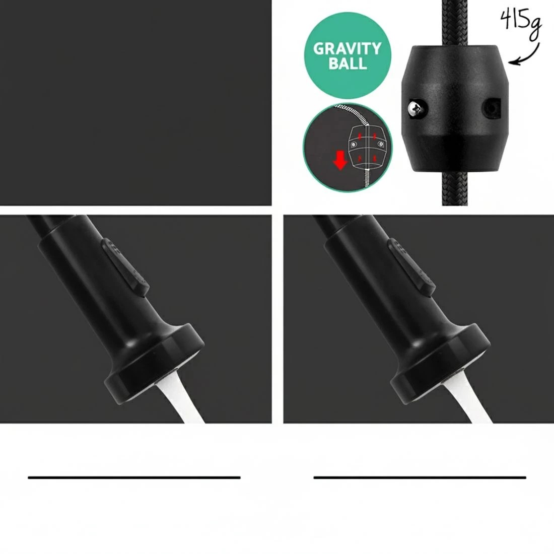 4 Cefito Kitchen Mixer Tap Pull Down 2 Modes Sink Faucet Basin Laundry - Black, 4 of 4