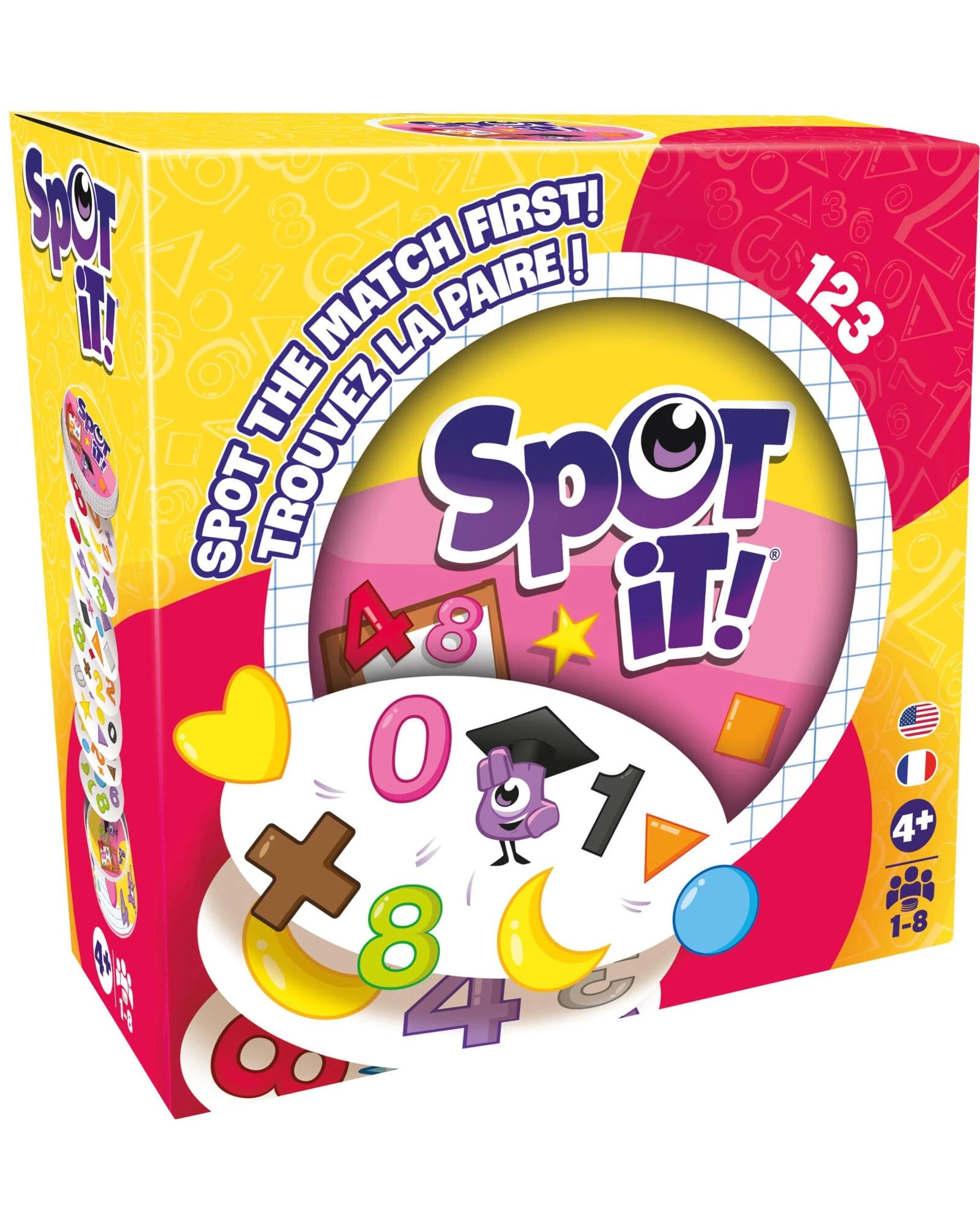 1 Spot It! 123 Card Game, 1 of 4