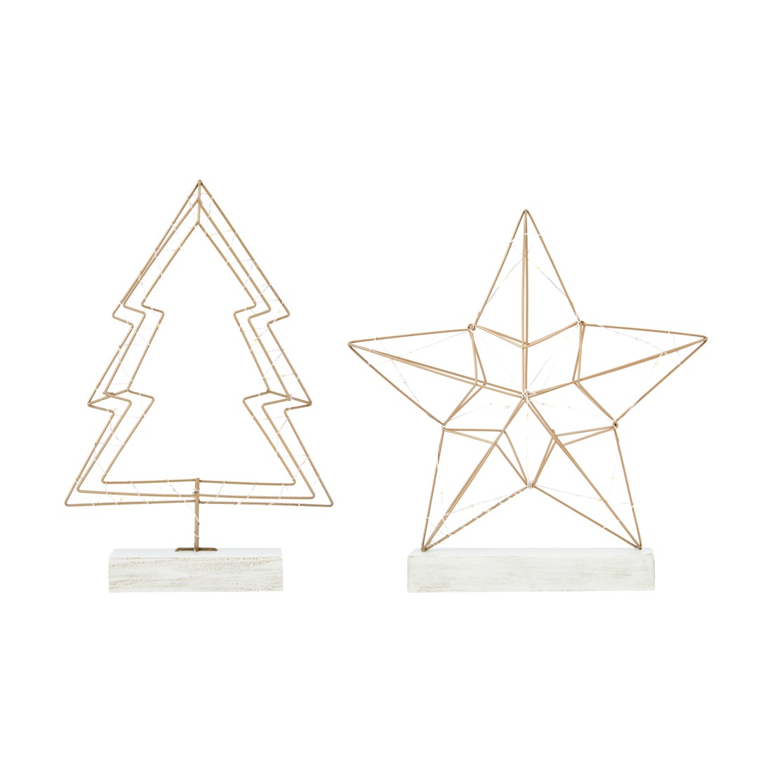 3 Battery Operated LED Light Up Wire Shape - Assorted, 3 of 7