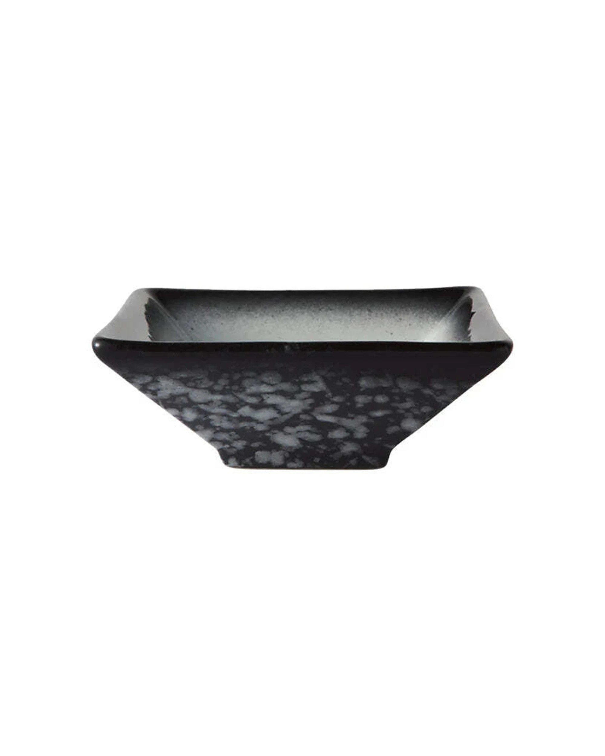 2 Maxwell & Williams Caviar Granite Square Sauce Bowl 8x3cm Porcelain Serveware, 2 of 3