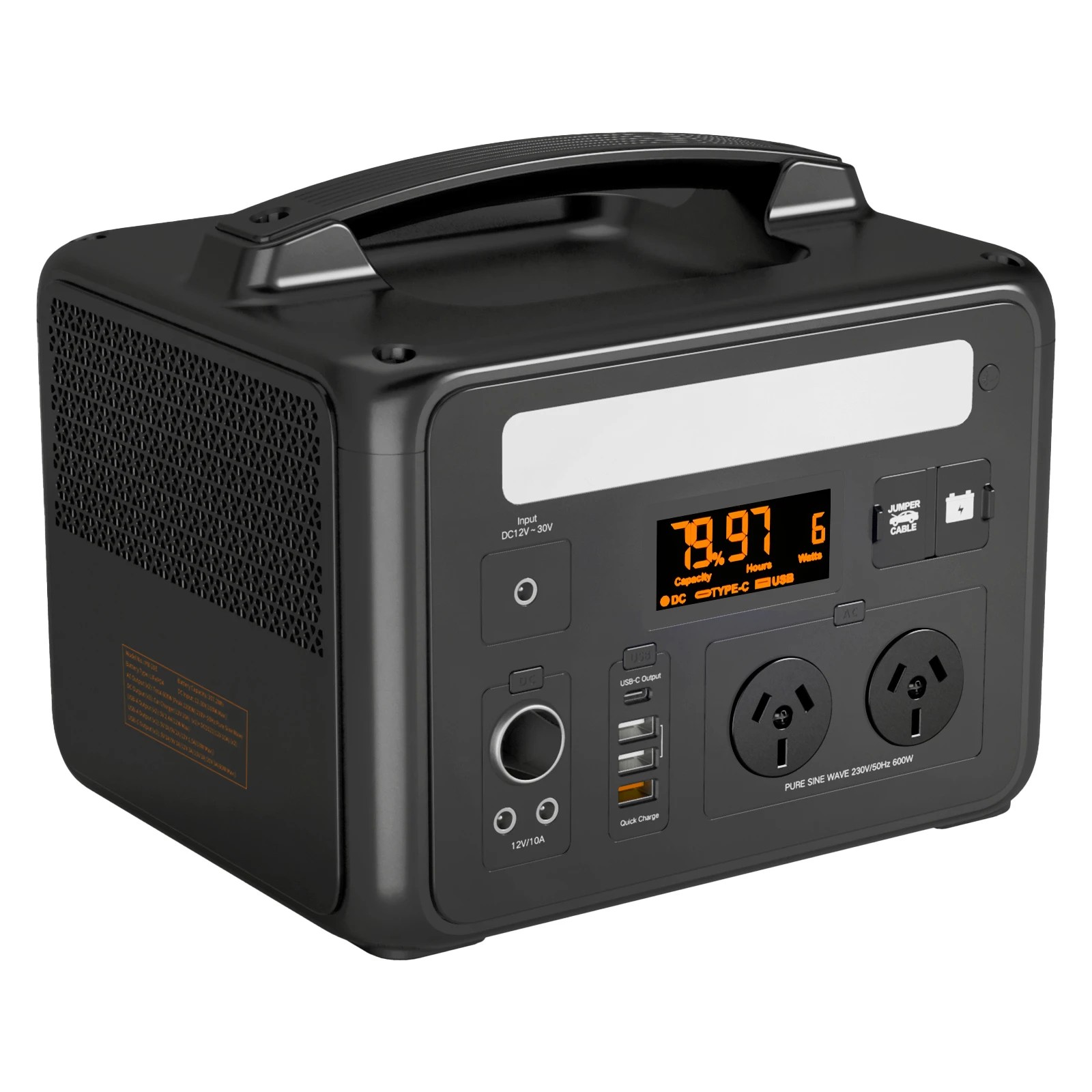 2 VoltX E600 600W 307Wh LiFePO4 Portable Power Station, Pure Sine Wave, Camping & Home Backup, 2 of 10