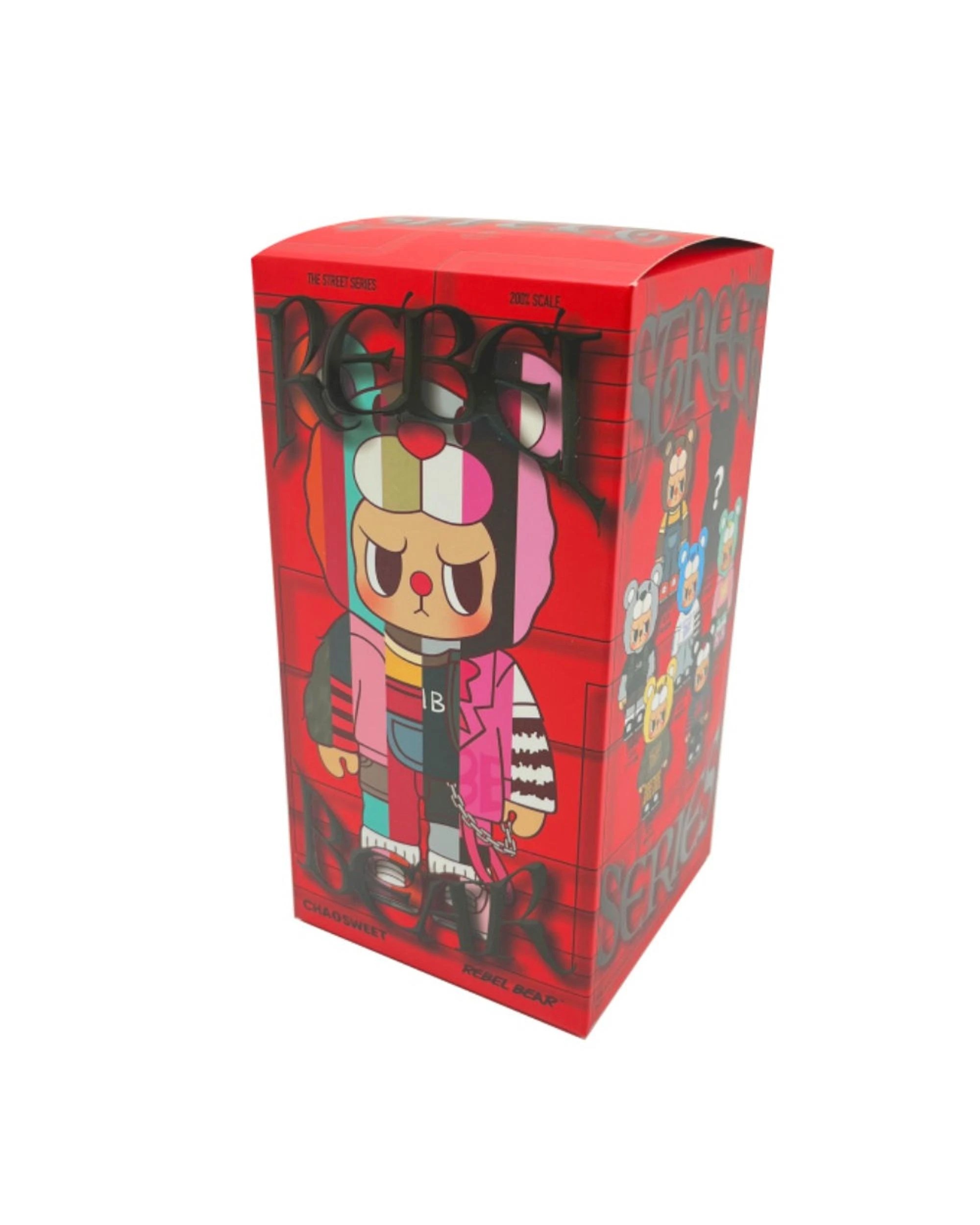 1 Rebel Bear Plush Moveable Street Series Blind Box, 1 of 8