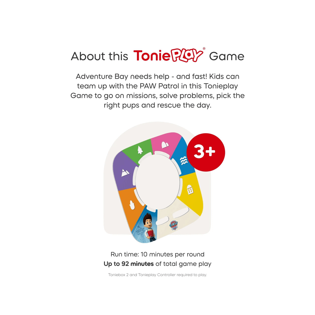 6 Tonies - Paw Patrol Toniebox 2 Full Play Set - Moon Grey
 - Multi, 6 of 10