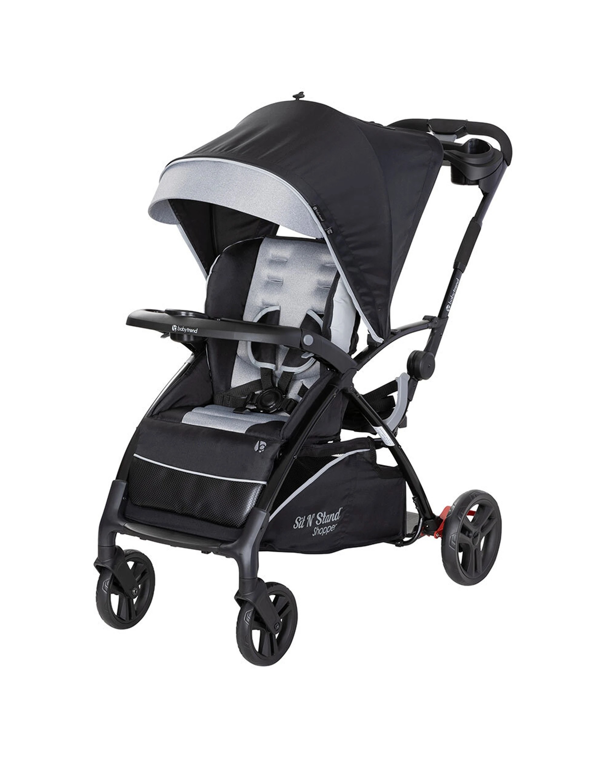 1 Baby Trend Sit N Stand Shopper Stroller Moondust - Grey, 1 of 9