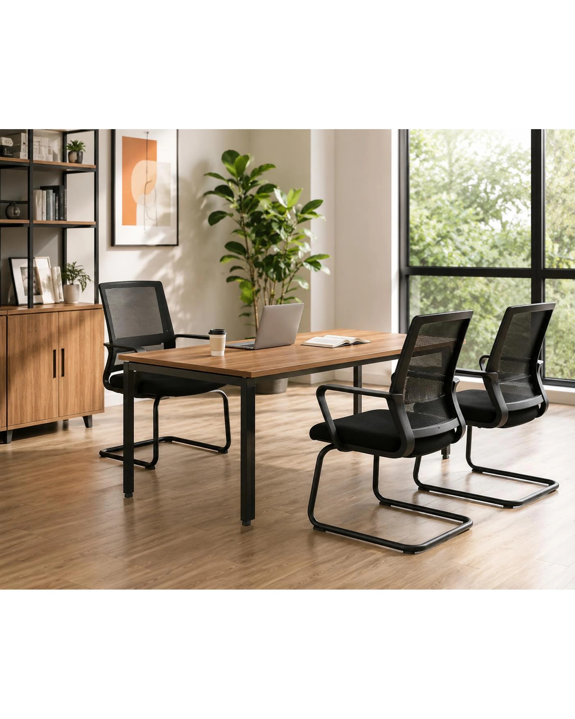 8 Eros Visitor Office Chair Black, 8 of 8