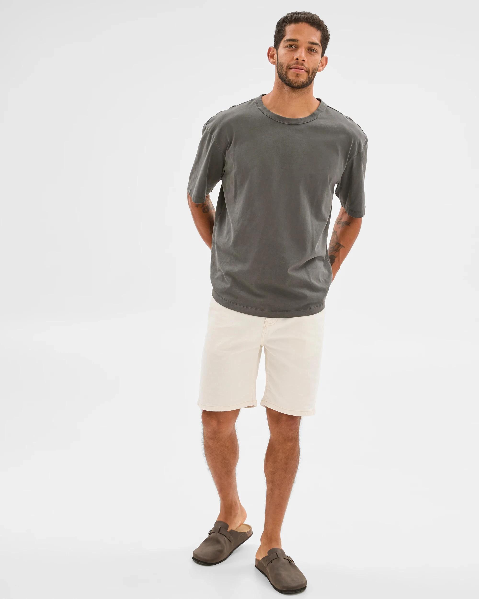 2 Target Man Australian Cotton Oversized T-Shirt BLACK, 2 of 5