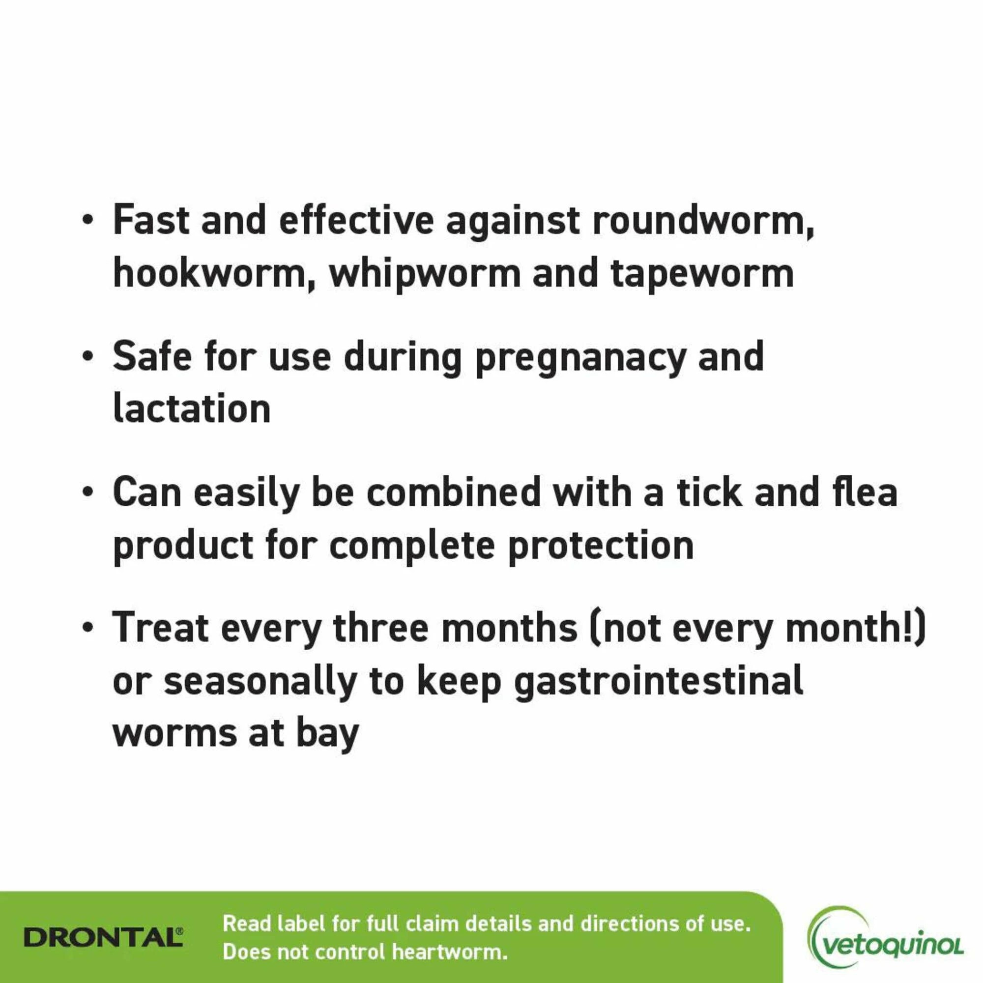 2 Drontal Allwormer Tabs Med Dogs 6 Pack, 2 of 2
