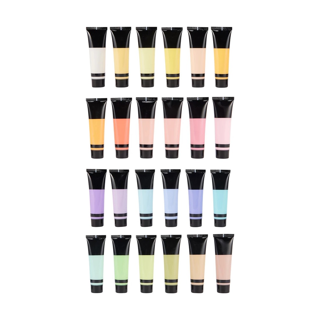 4 24 Pack Acrylic Paint Set - Pastel Colours, 4 of 9