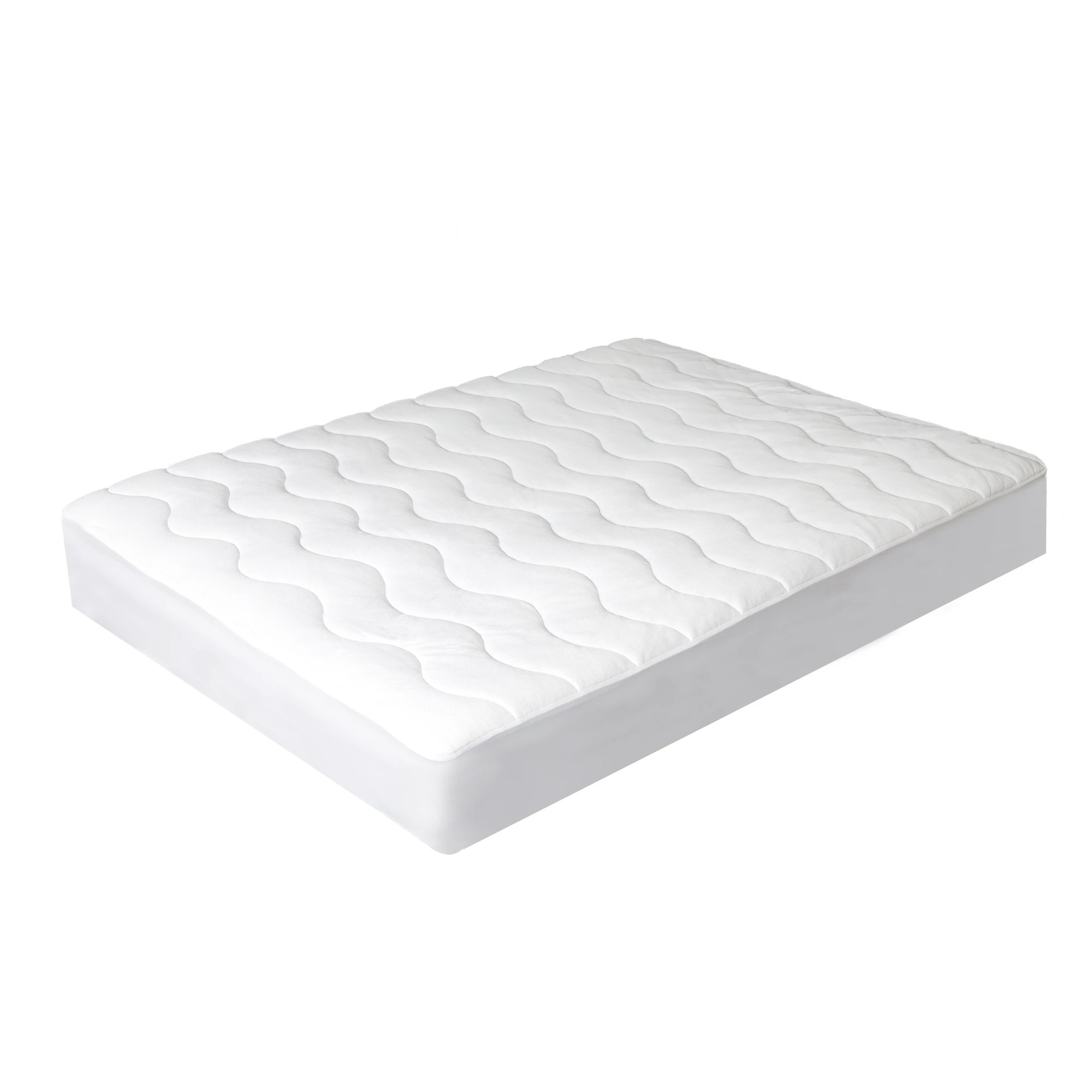 1 Dreamz Cool Mattress Topper Protector Summer Bed Pillowtop Pad Queen Cover, 1 of 7