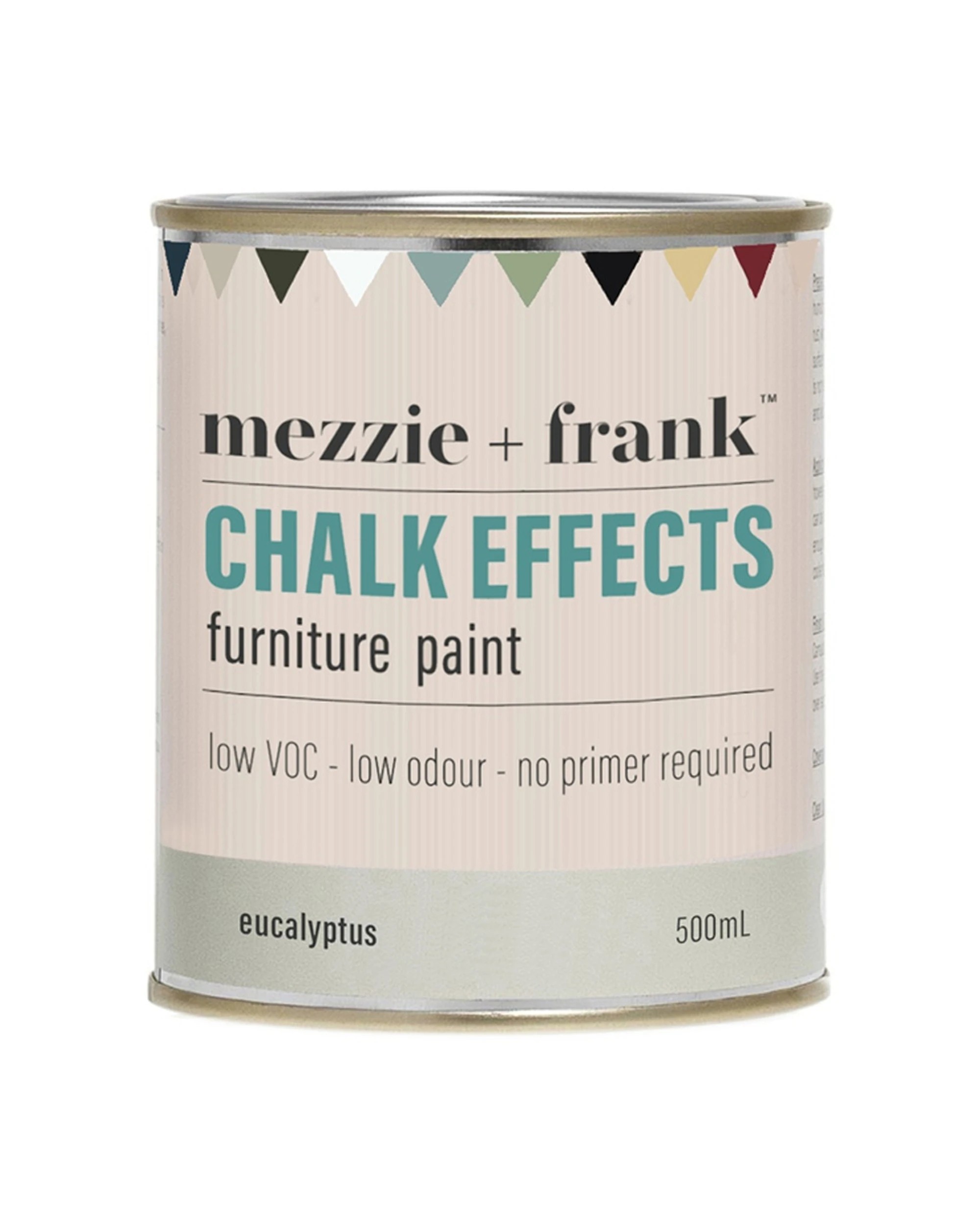 1 Mezzie+Frank Chalk Effect 0.5L Interior Water Based Furniture Paint Eucalyptus - Green, 1 of 7