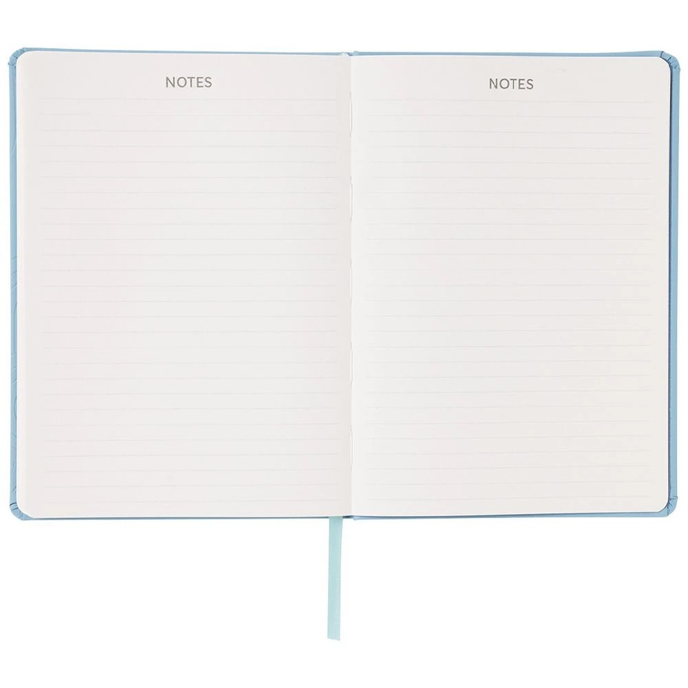 8 J.Burrows A5 Week to View 2025 Embossed Diary Blue, 8 of 8