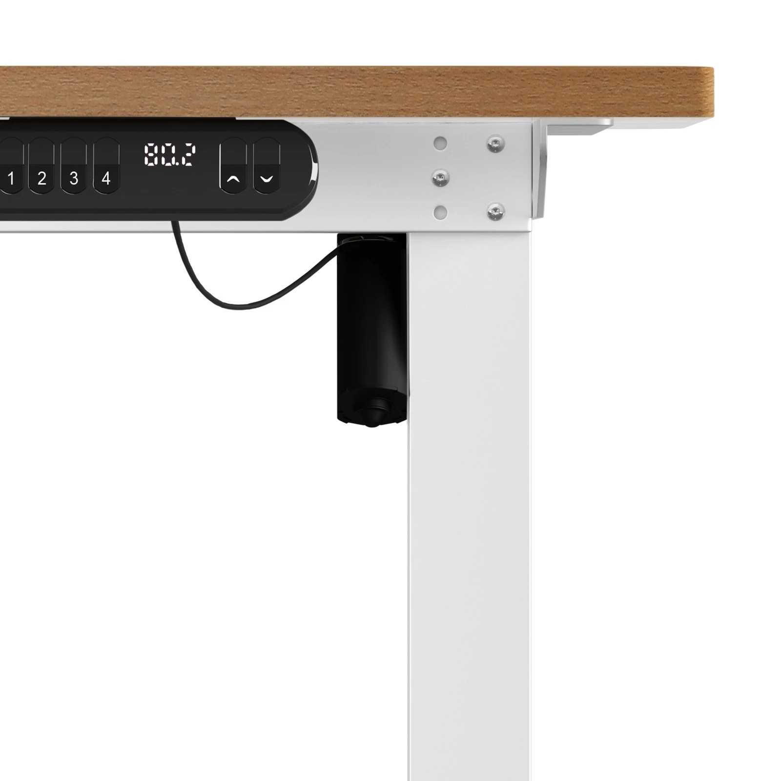 3 Oikiture Electric Standing Desk Single Motor 140cm Tabletop
 - Multi, 3 of 4