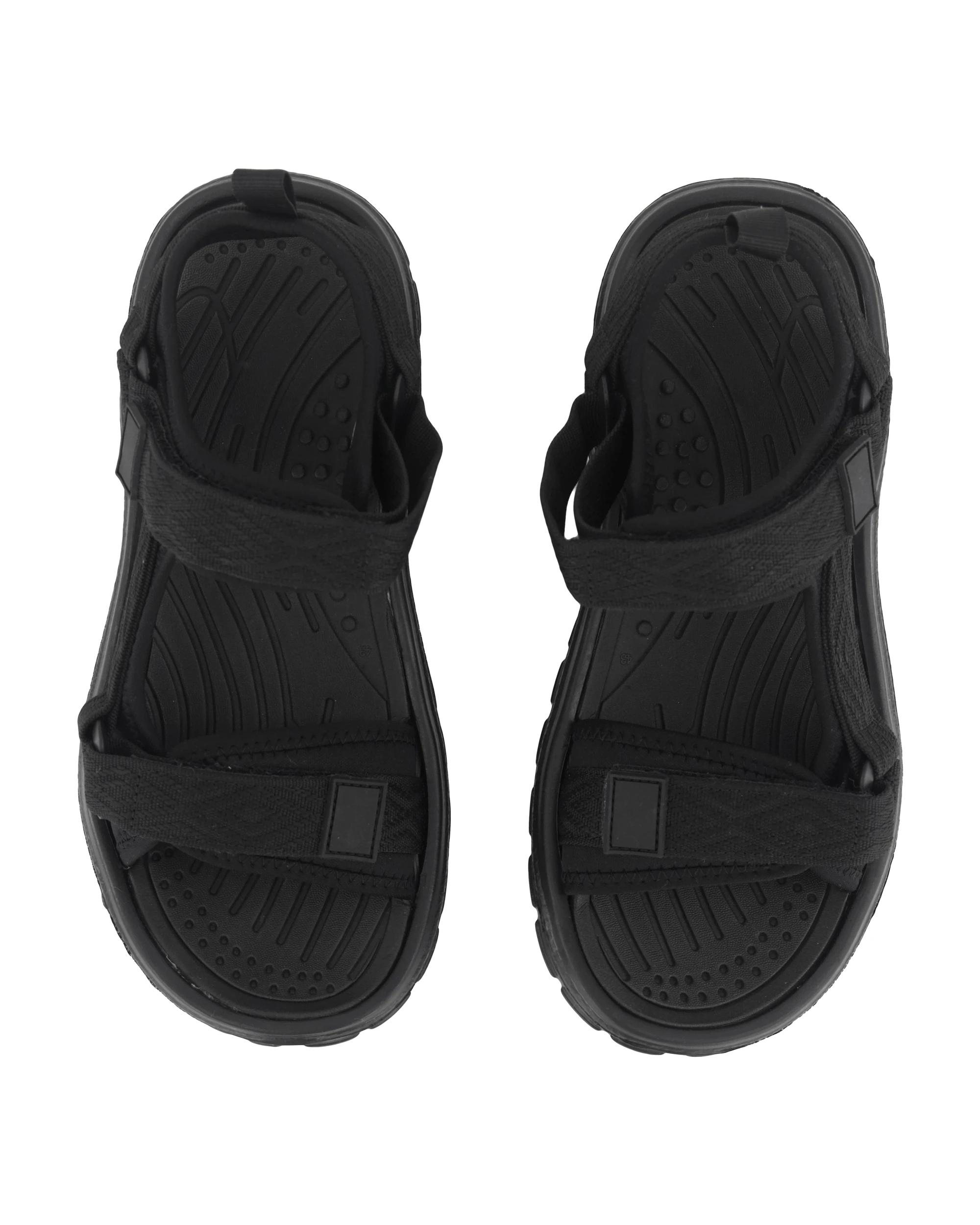 3 Adjustable Comfort Sandals Black, 3 of 3