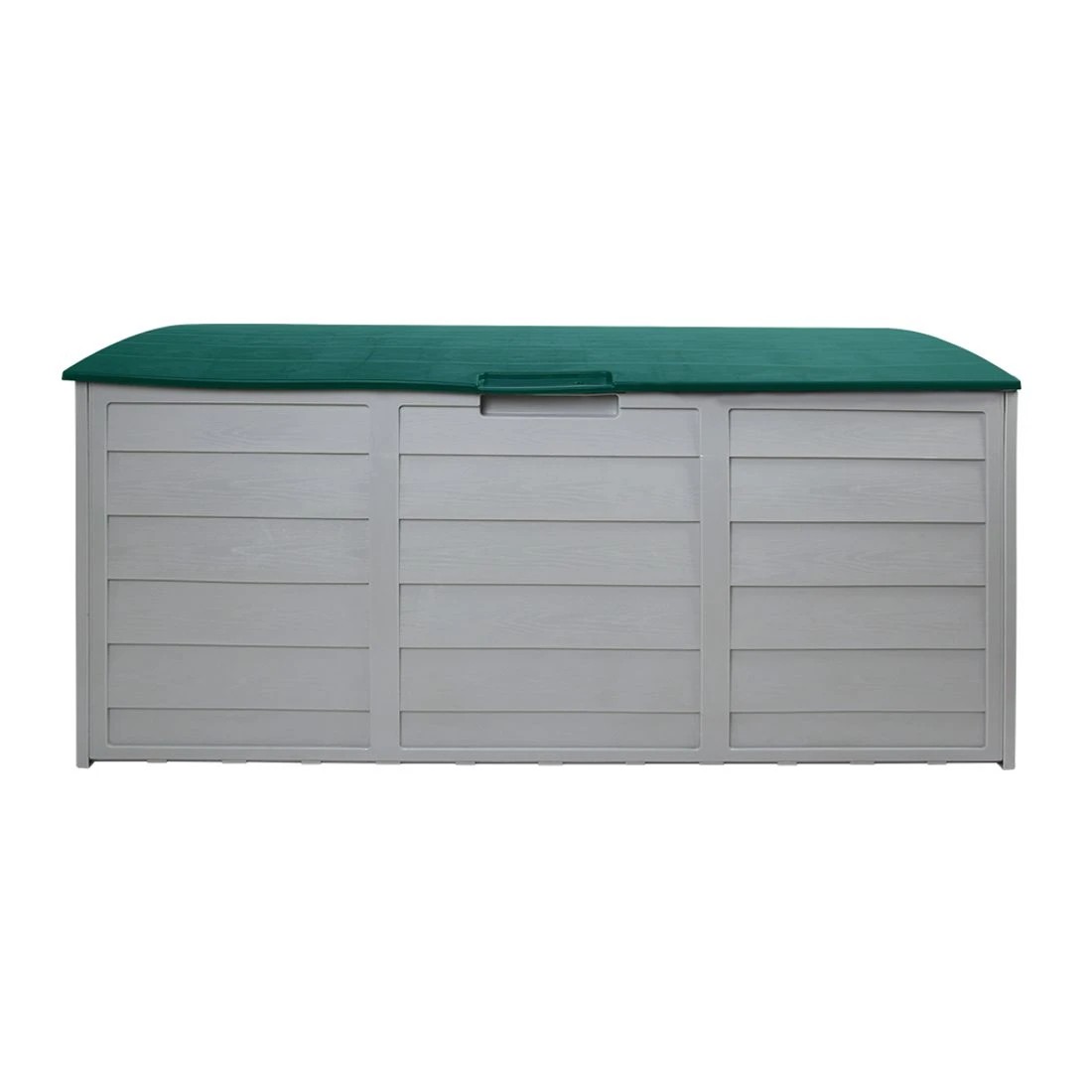 4 Gardeon Outdoor Storage Box 290L Lockable Organiser Garden Deck Shed Tool - Green, 4 of 8